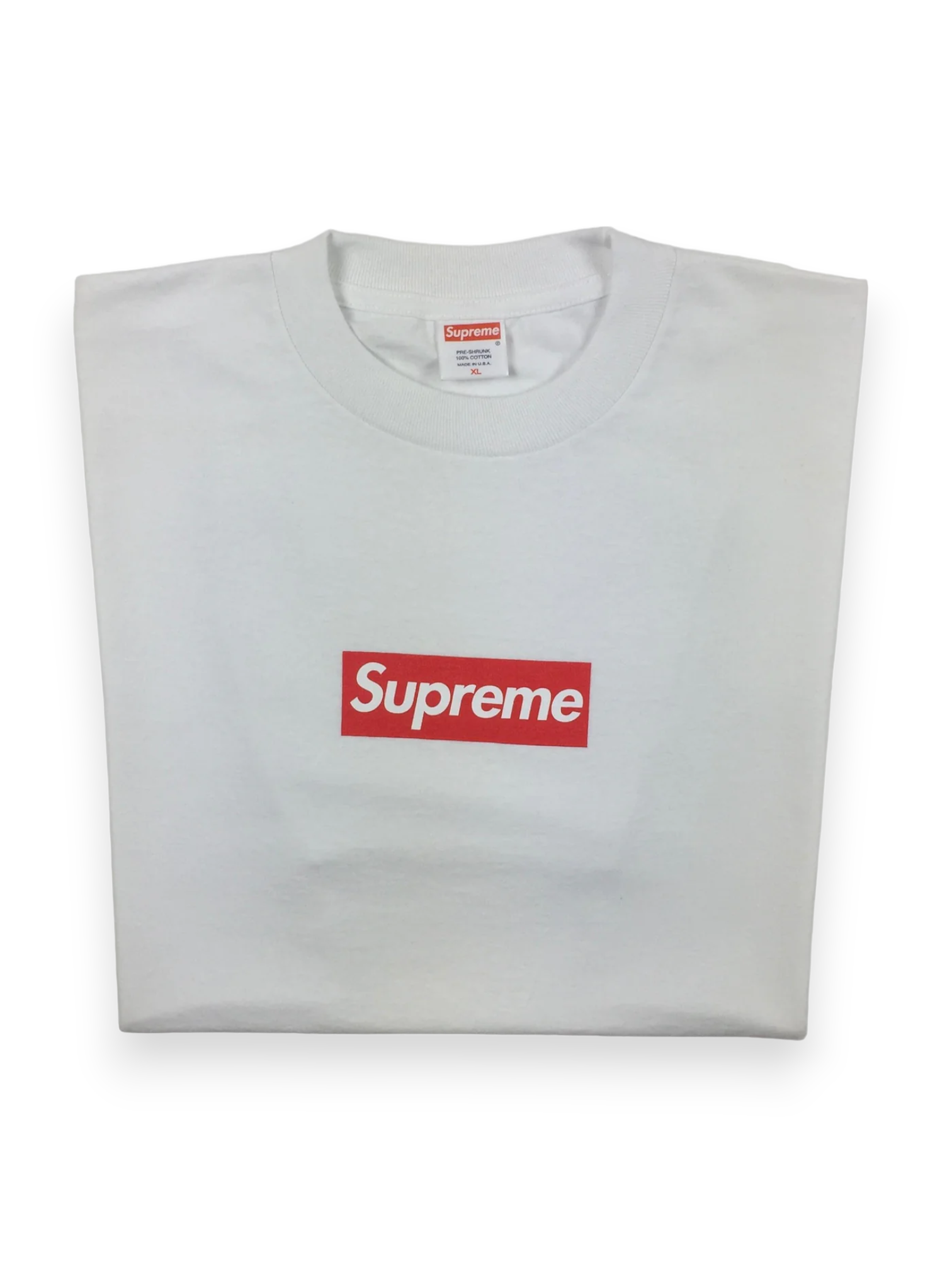 2010 Supreme Unreleased F&F Red White Box Logo Tee