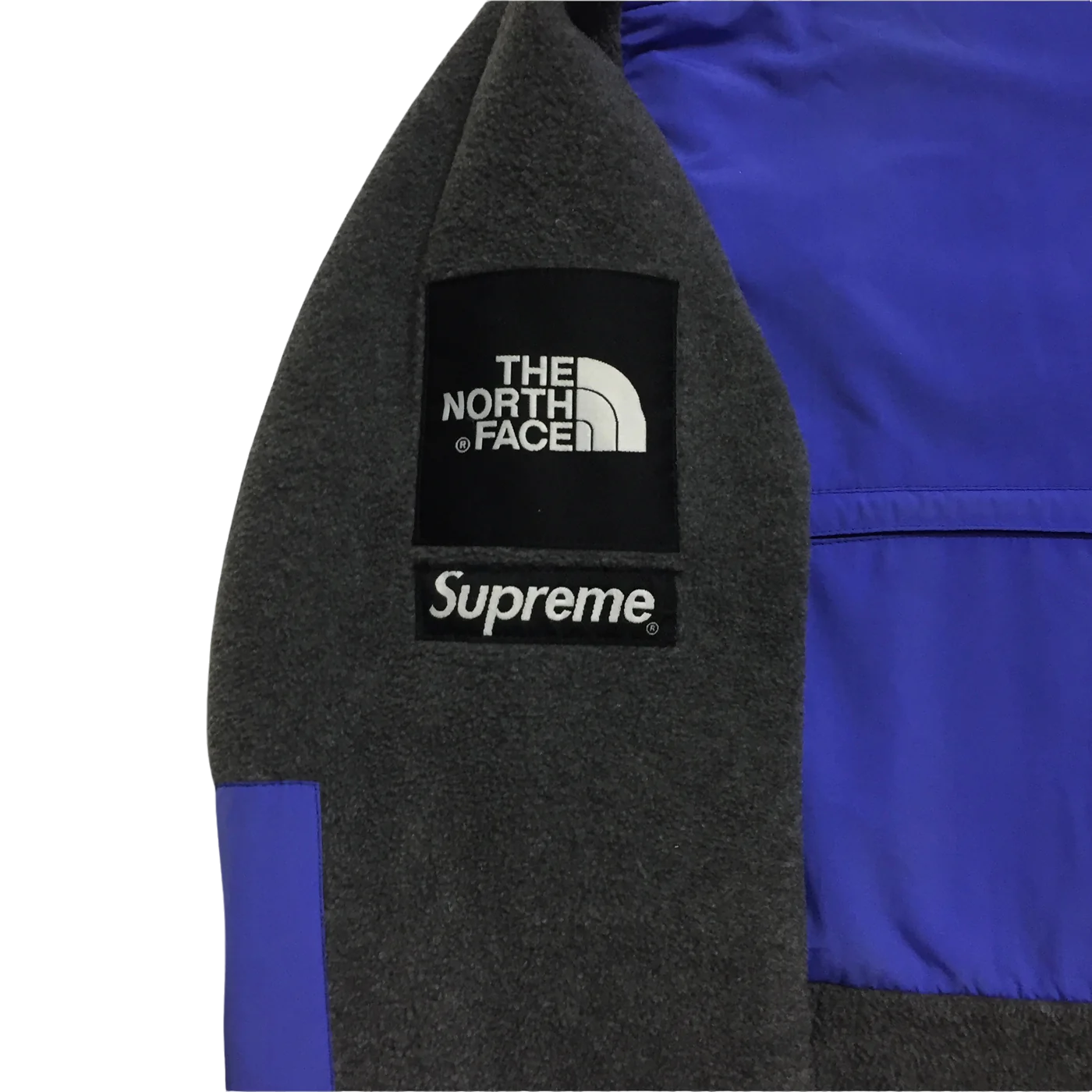2008 Supreme x The North Face Purple Grey Denali Fleece