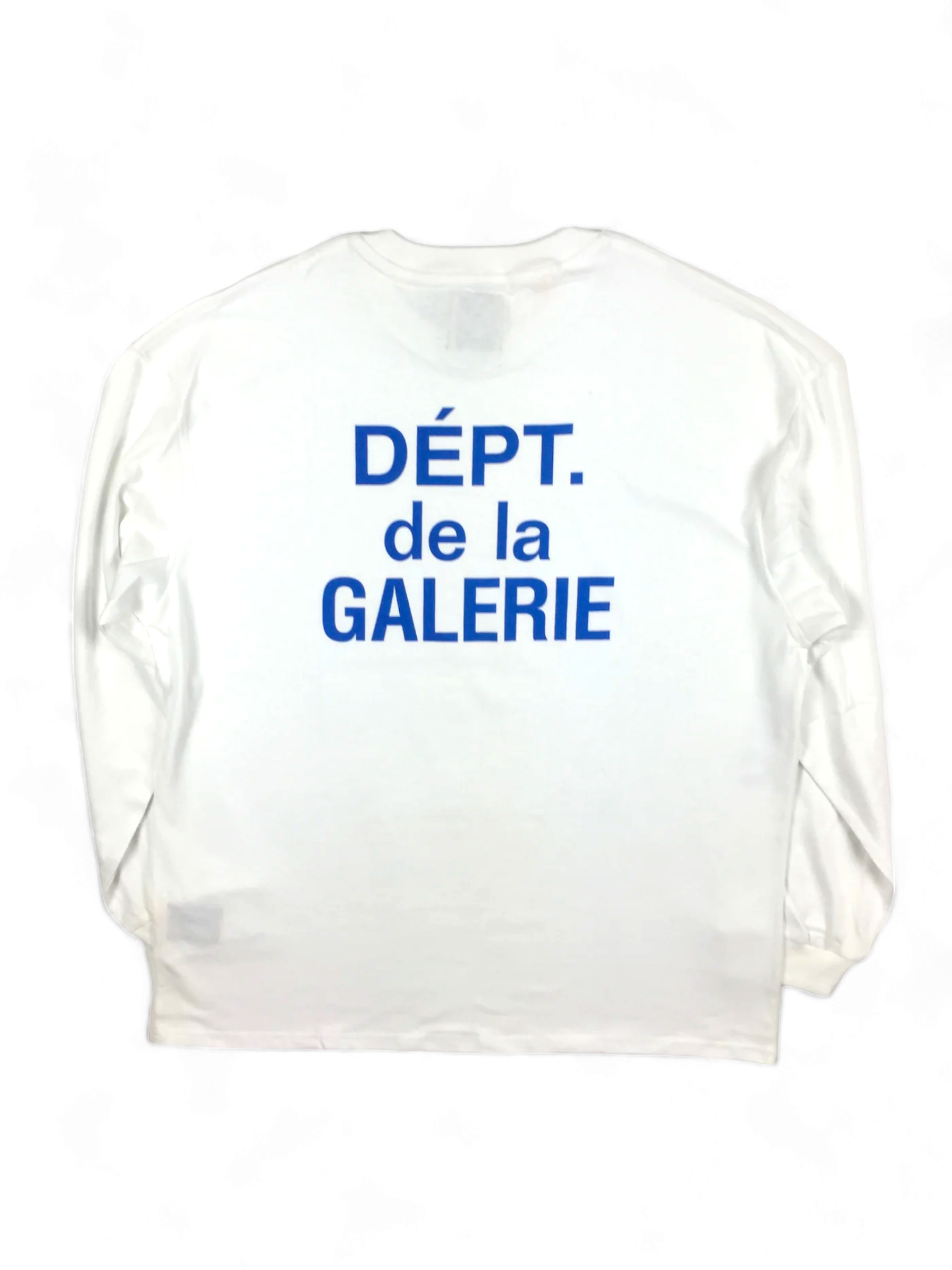 Gallery Dept White Blue French Logo Longsleeve