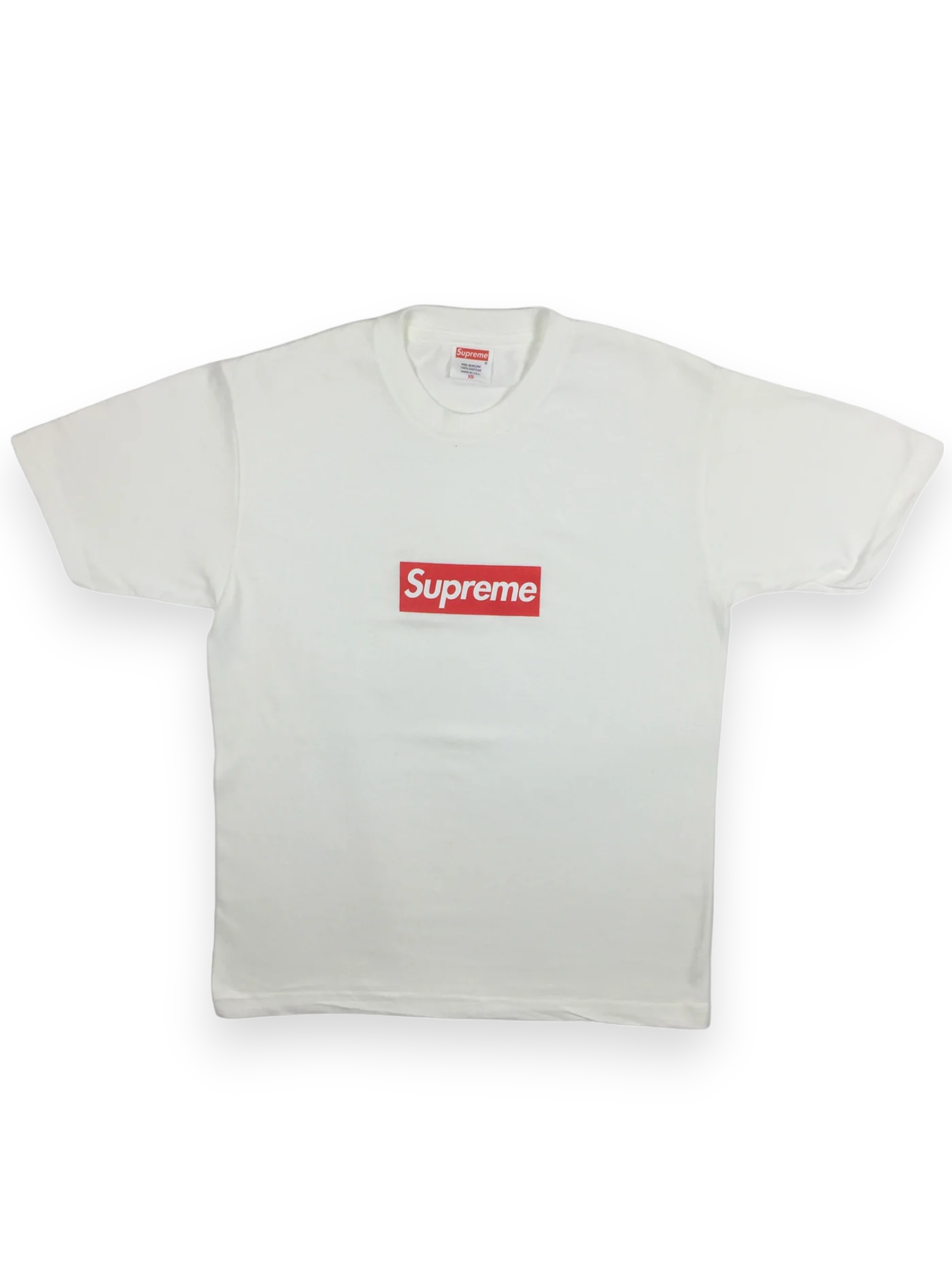 2010 Supreme Unreleased F&F Red White XS Box Logo Tee