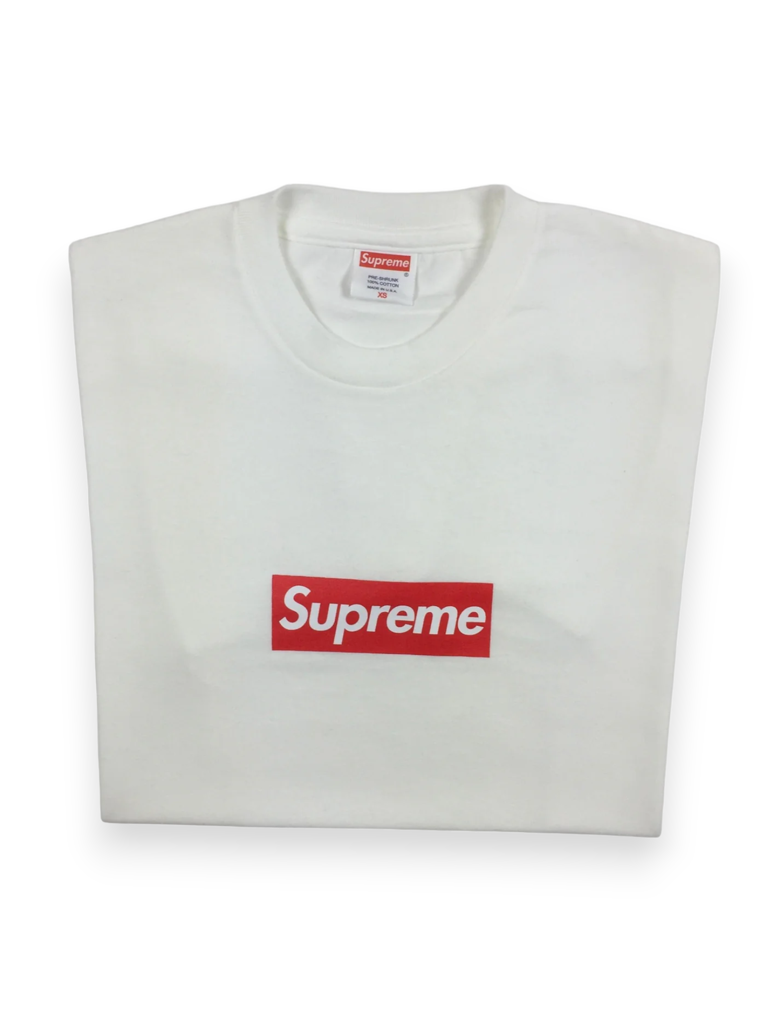 2010 Supreme Unreleased F&F Red White XS Box Logo Tee