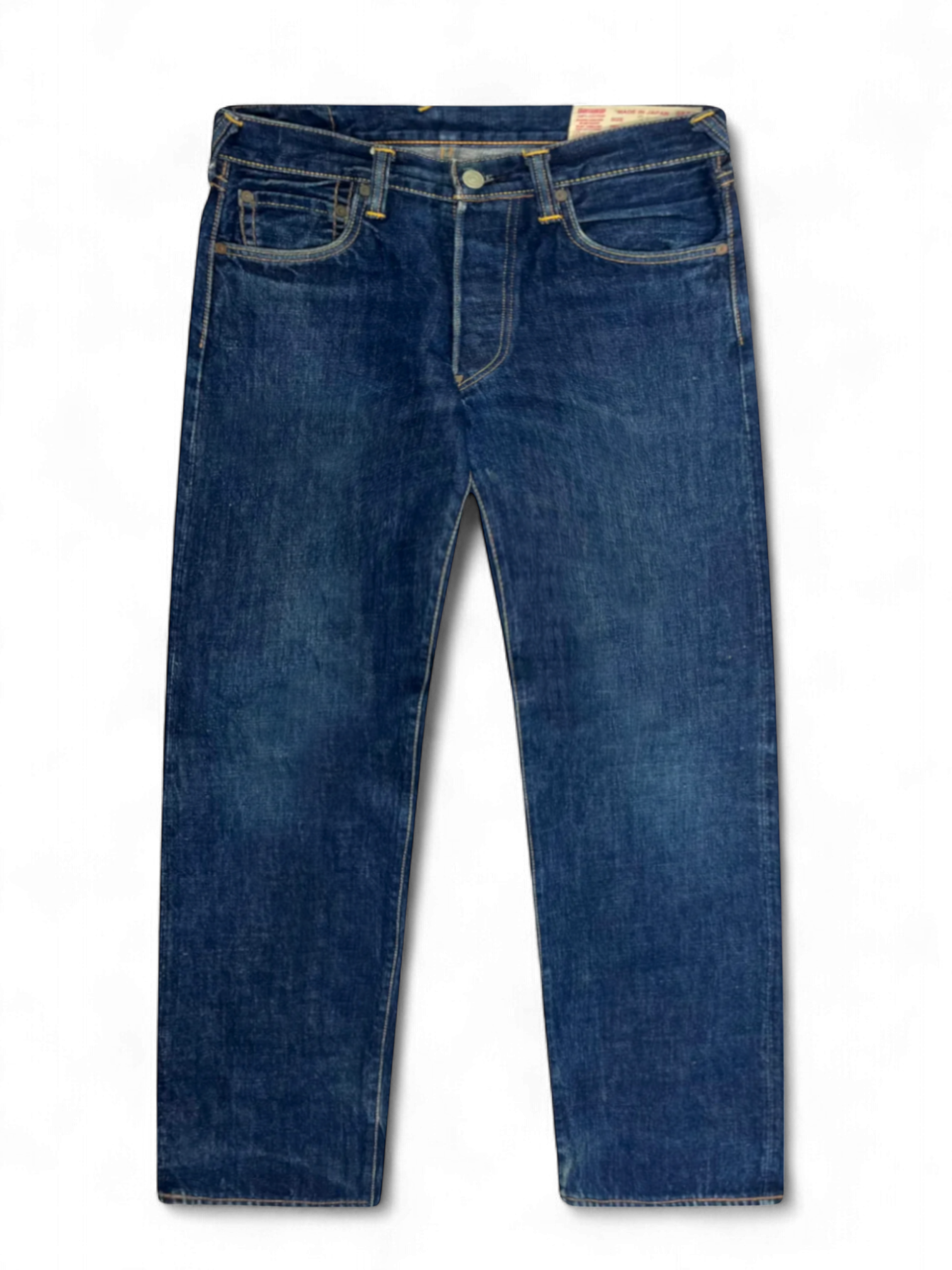 Evisu Diacock White Logo Denim Jeans
