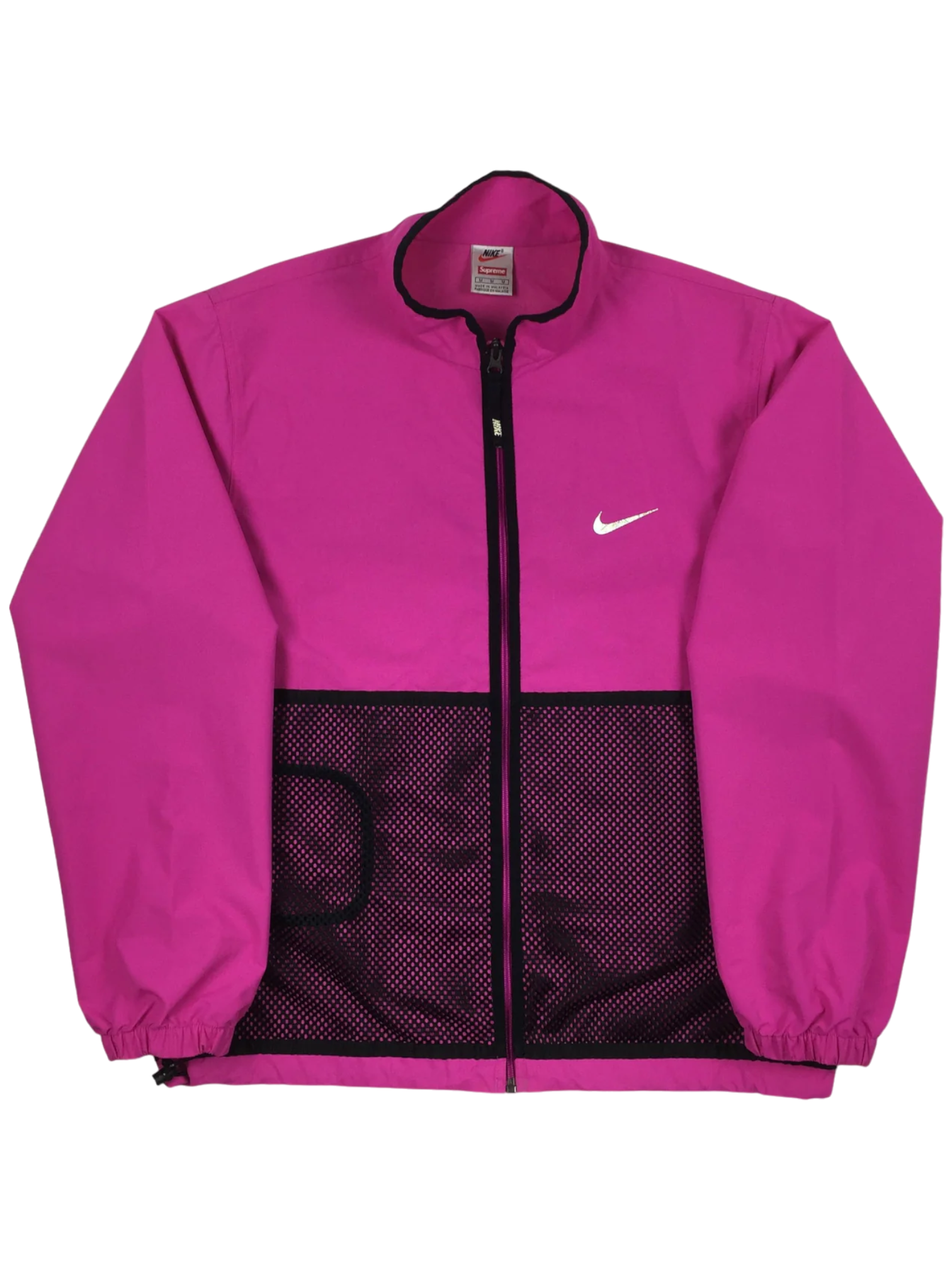 2017 Supreme x NIKE Pink 3M Trail Running Jacket