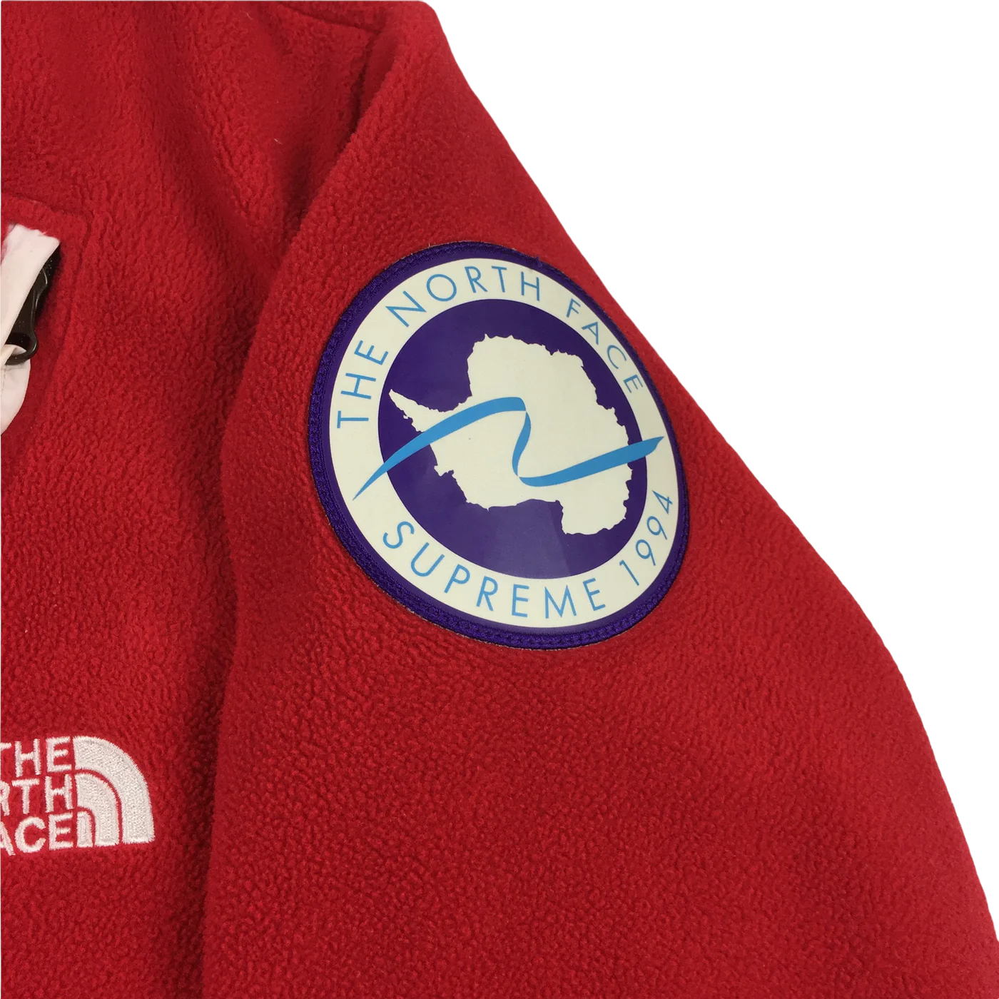 2017 Supreme x The North Face Red Antarctica Fleece