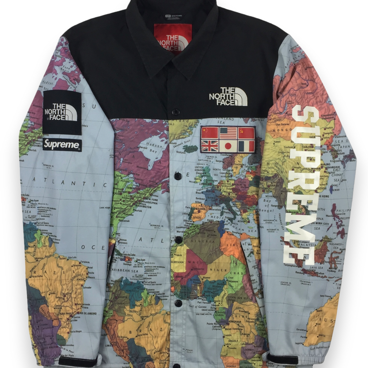 2014 Supreme x The North Face Maps Atlas Expedition Coach