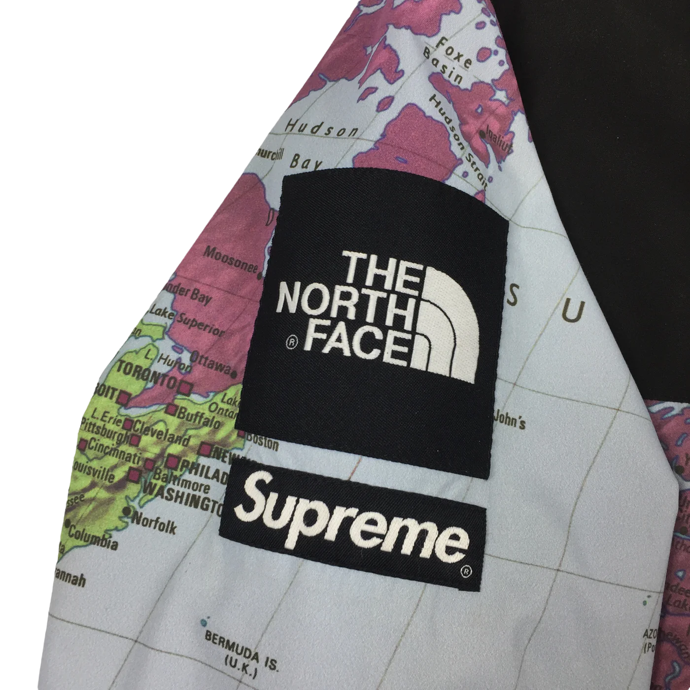 2014 Supreme x The North Face Maps Atlas Expedition Coach