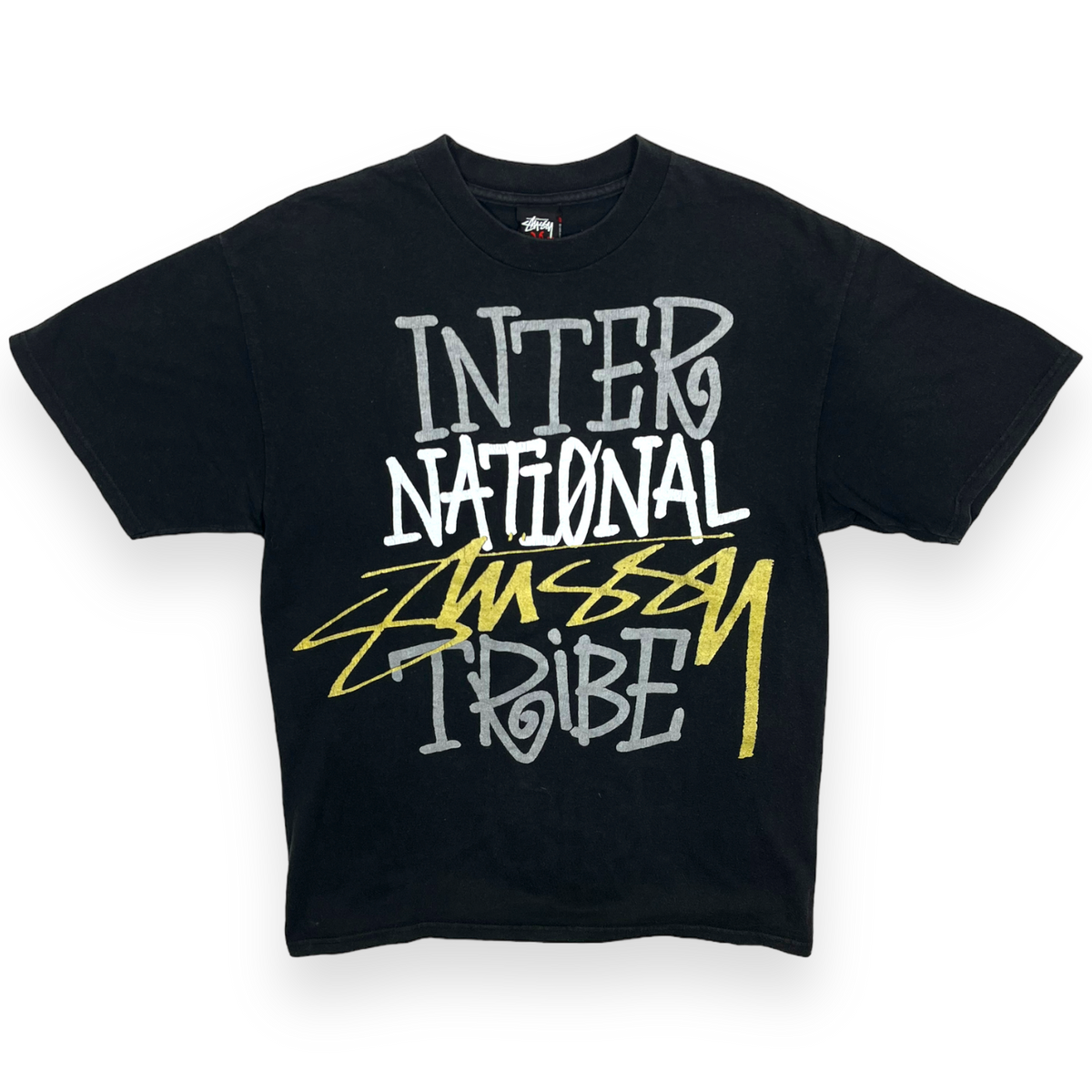 Stussy Black International Tribe Tee