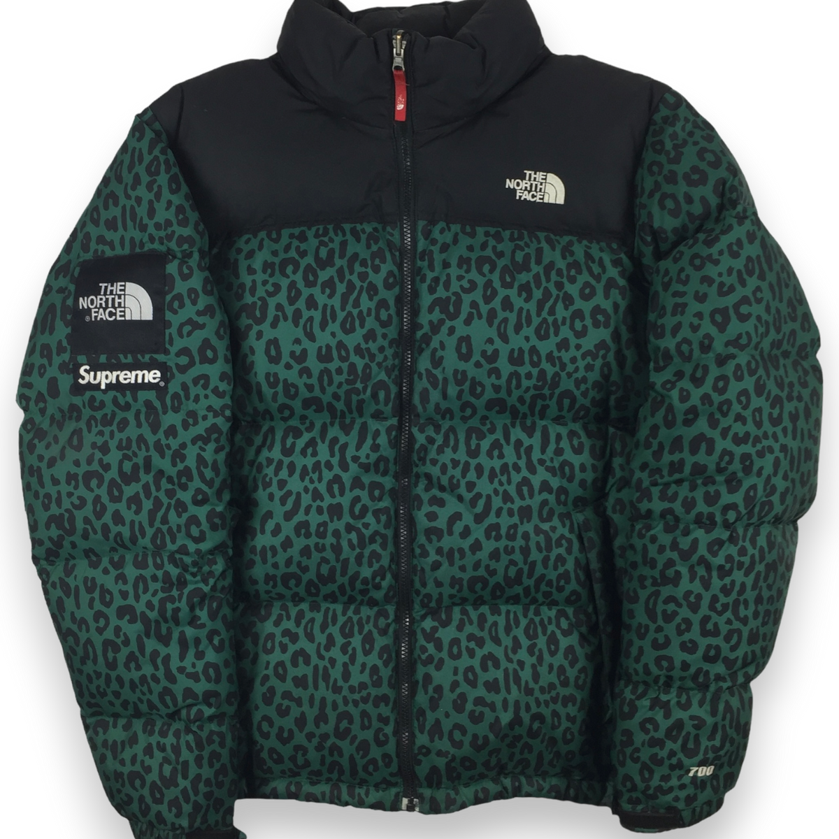 North face supreme cheetah print jacket deals