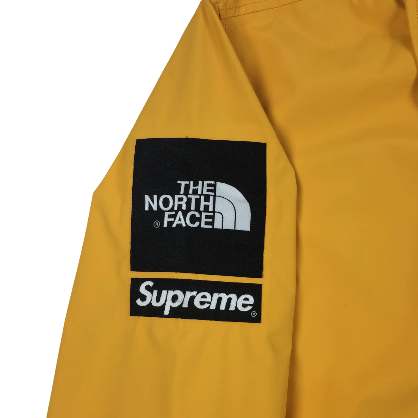 2015 Supreme x The North Face Packable Yellow Coach