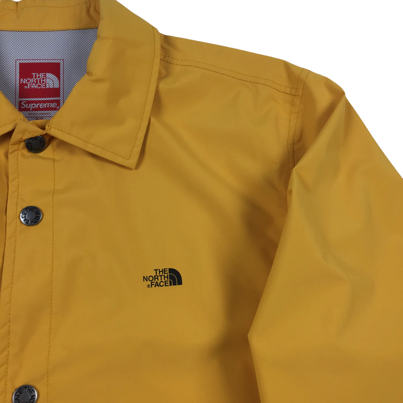 2015 Supreme x The North Face Packable Yellow Coach