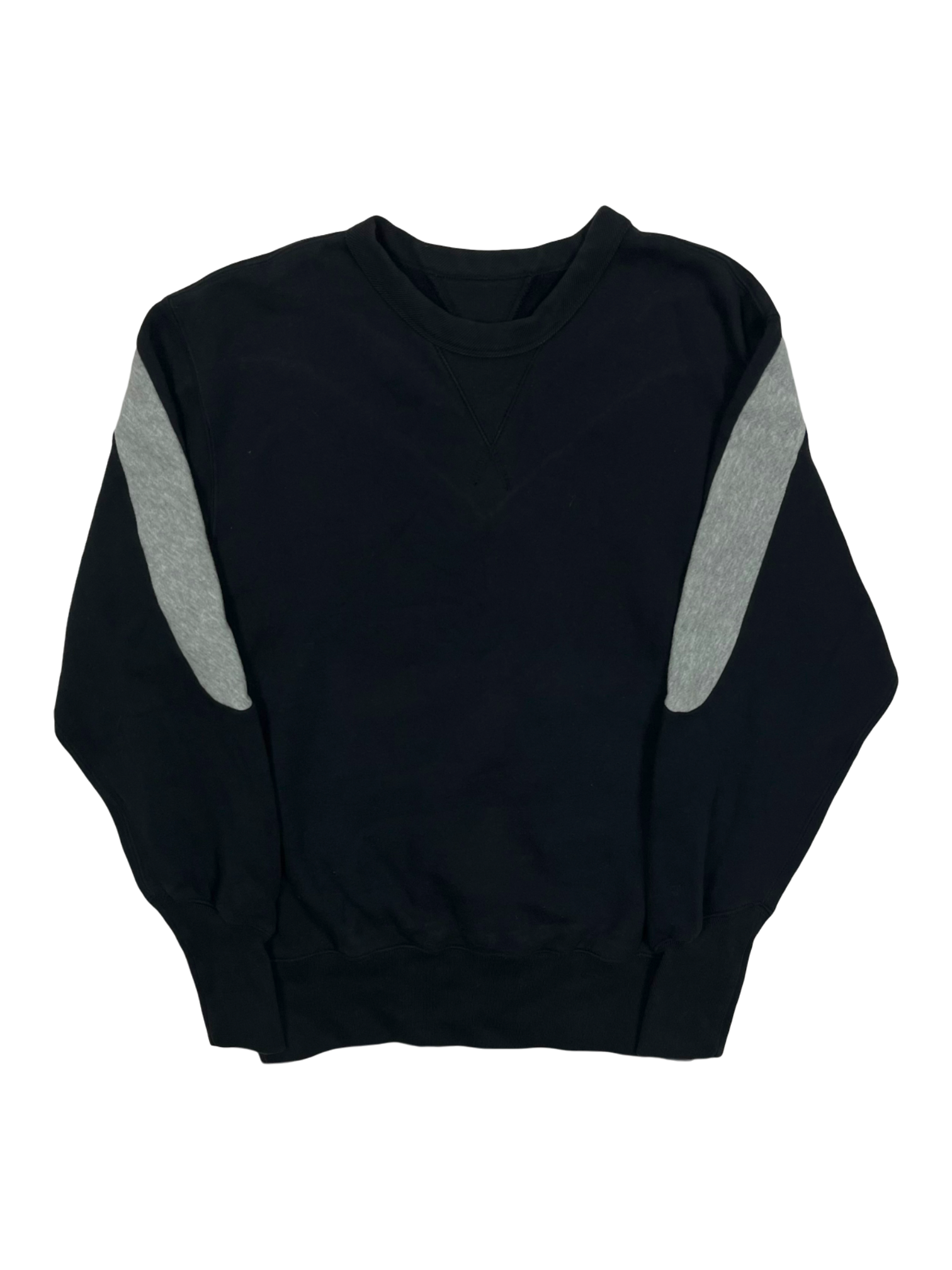 Evisu Black Grey Diacock Crewneck