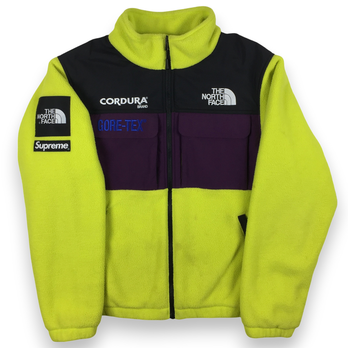 2018 Supreme x The North Face Cordura GORE TEX Neon Purple Fleece