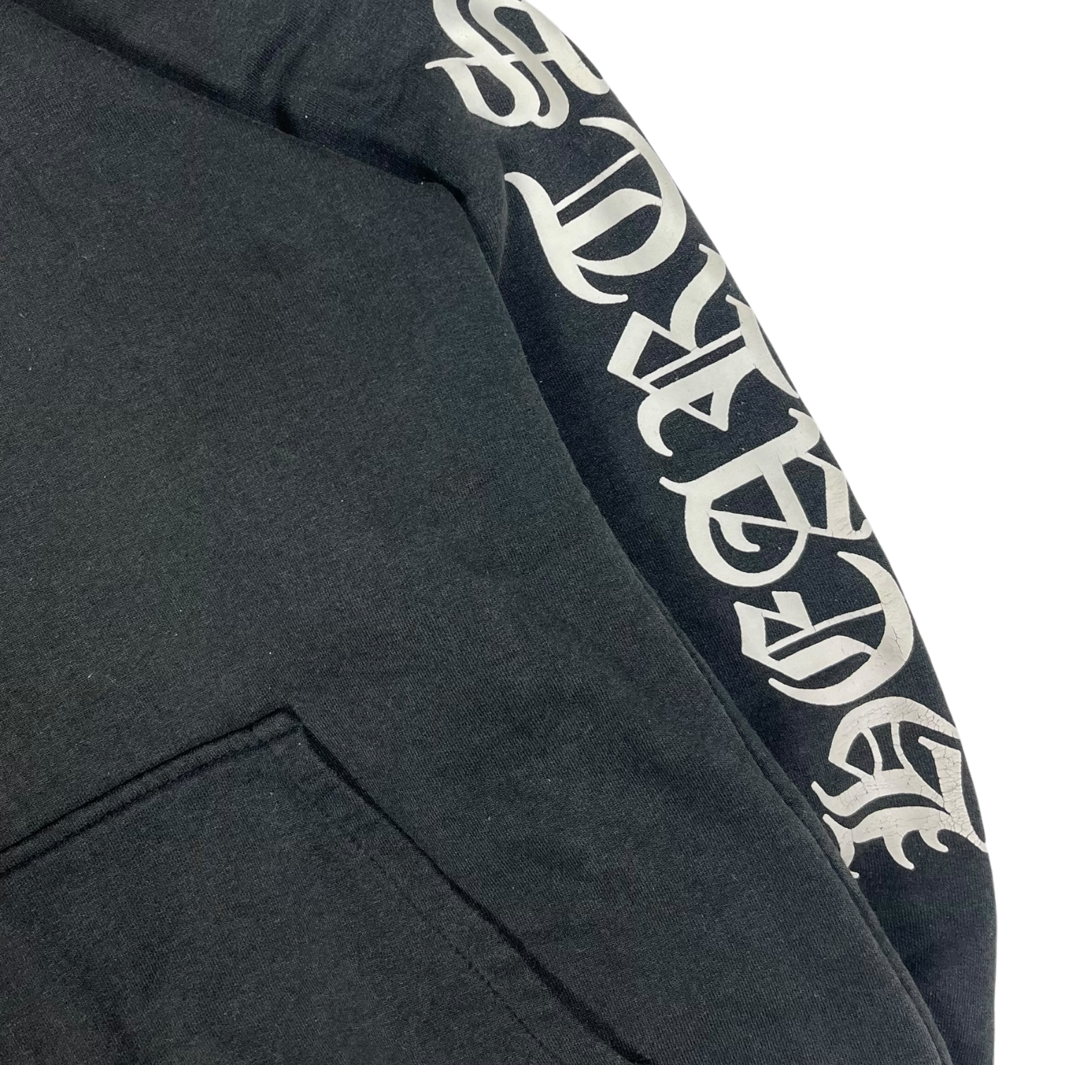 Chrome Hearts Black Grey Fuck You Thermal Hoodie