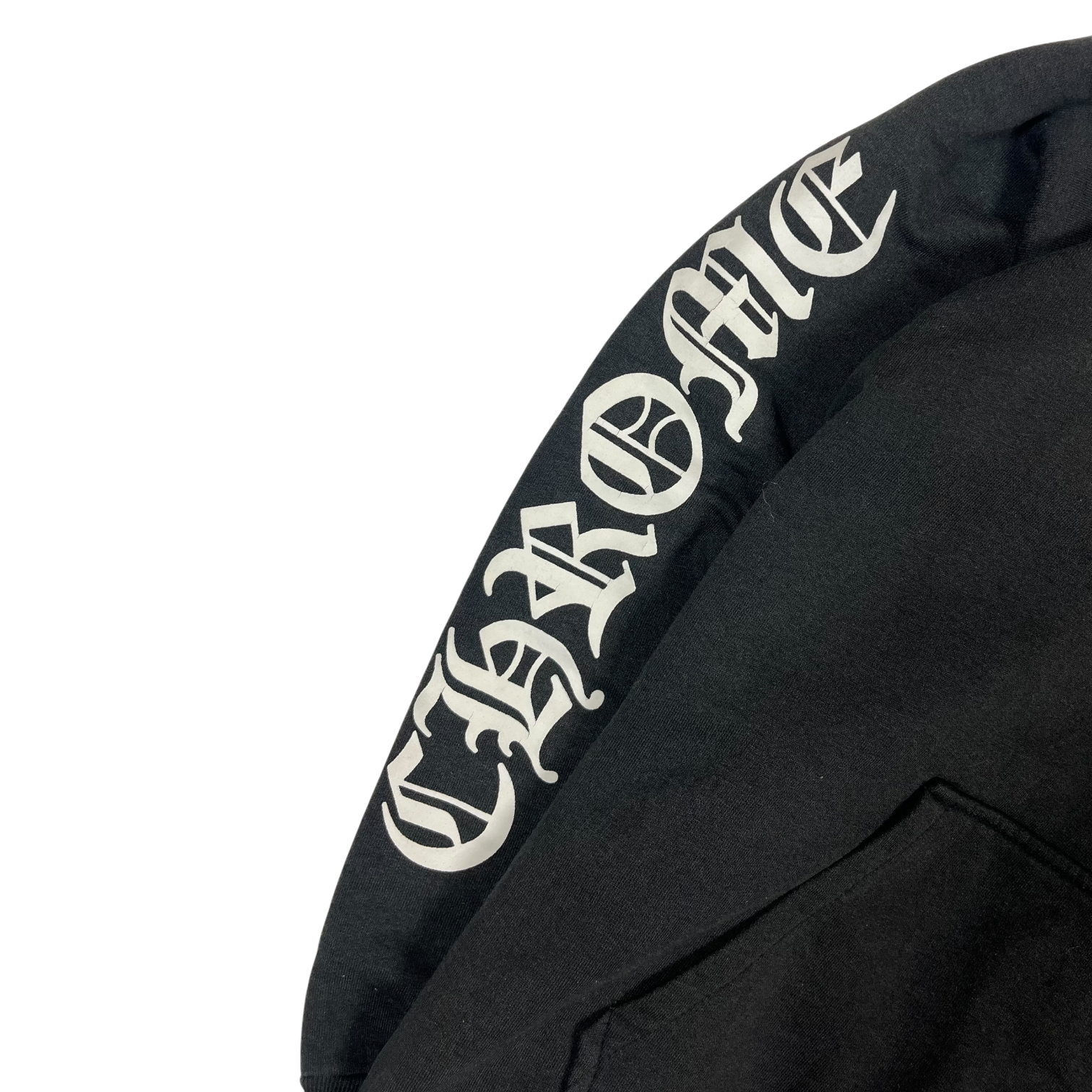 Chrome Hearts Black Grey Fuck You Thermal Hoodie