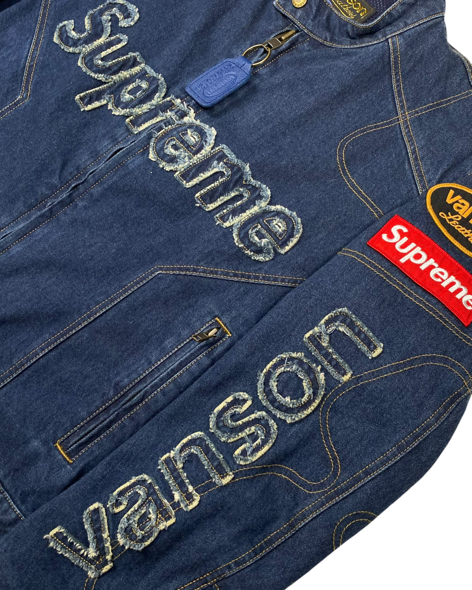 2022 Supreme x Vanson Cordura Denim Jacket