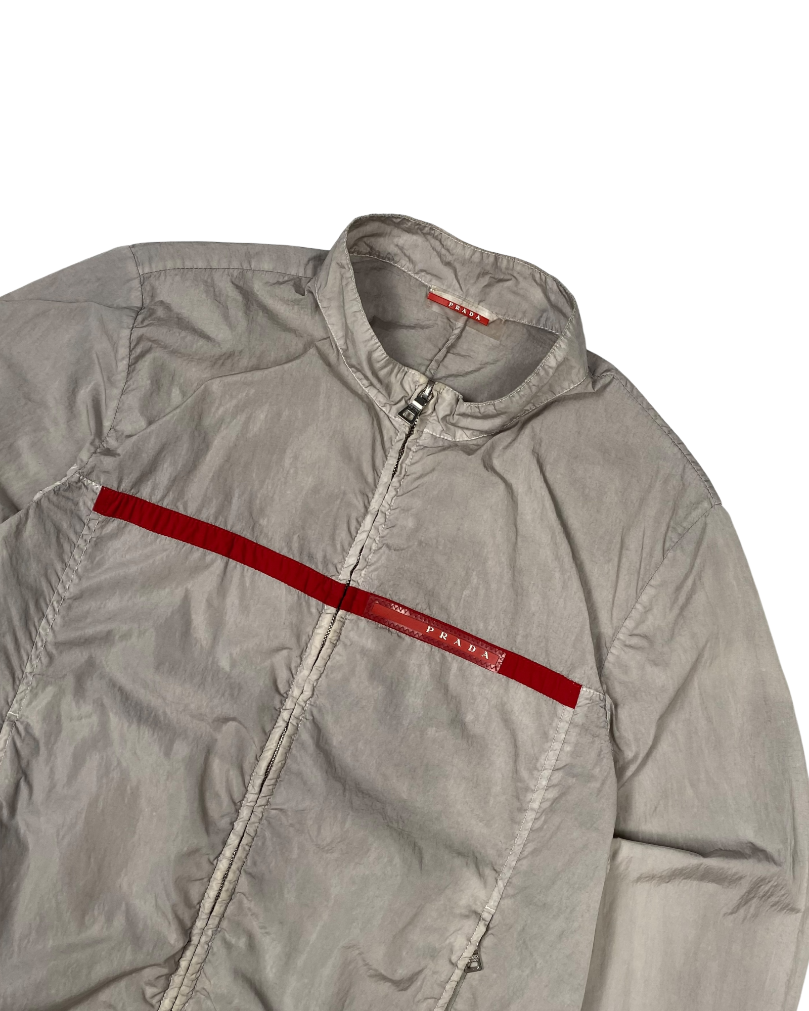 Prada Silver Linea Rossa Jacket