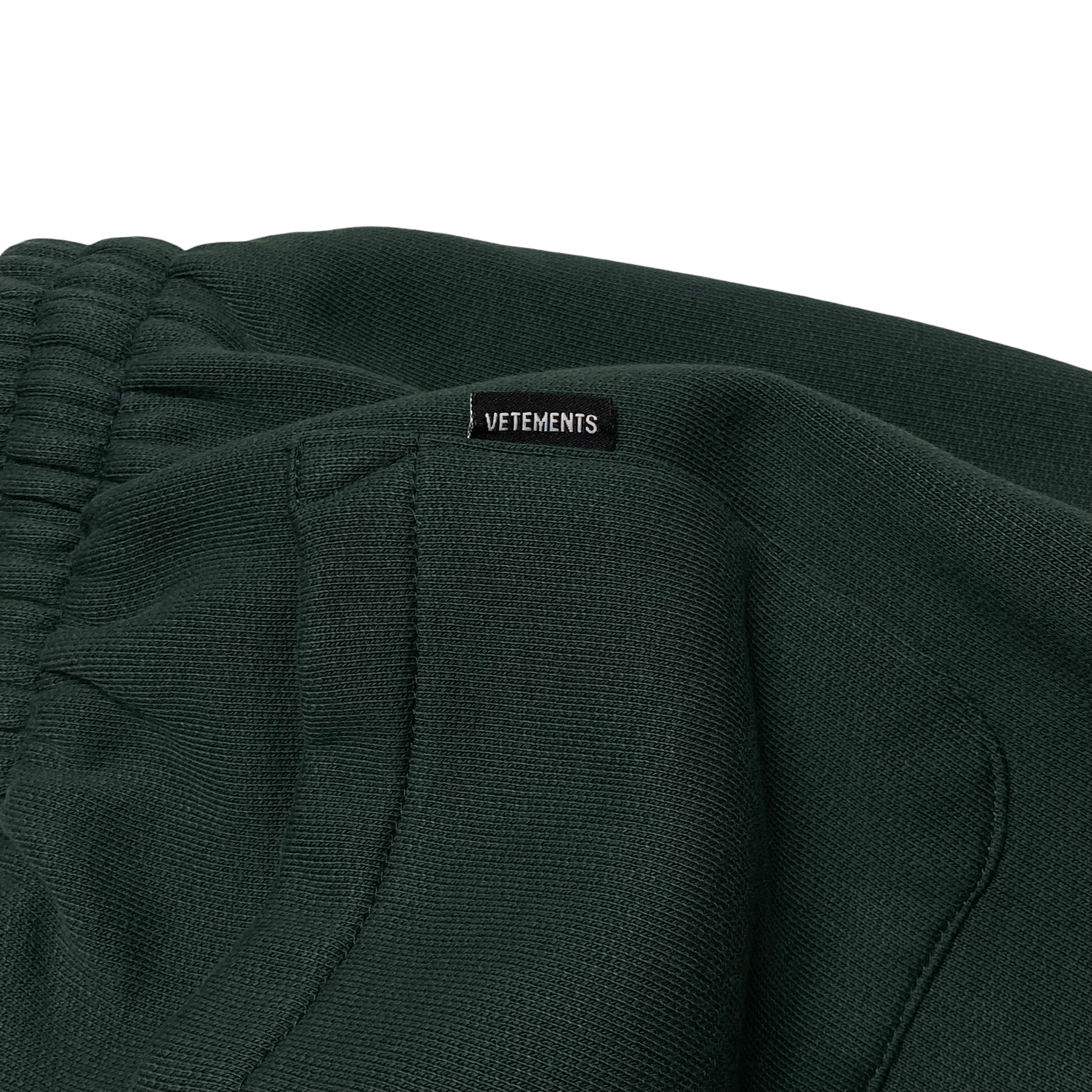 Vetements Green Polizei Joggers