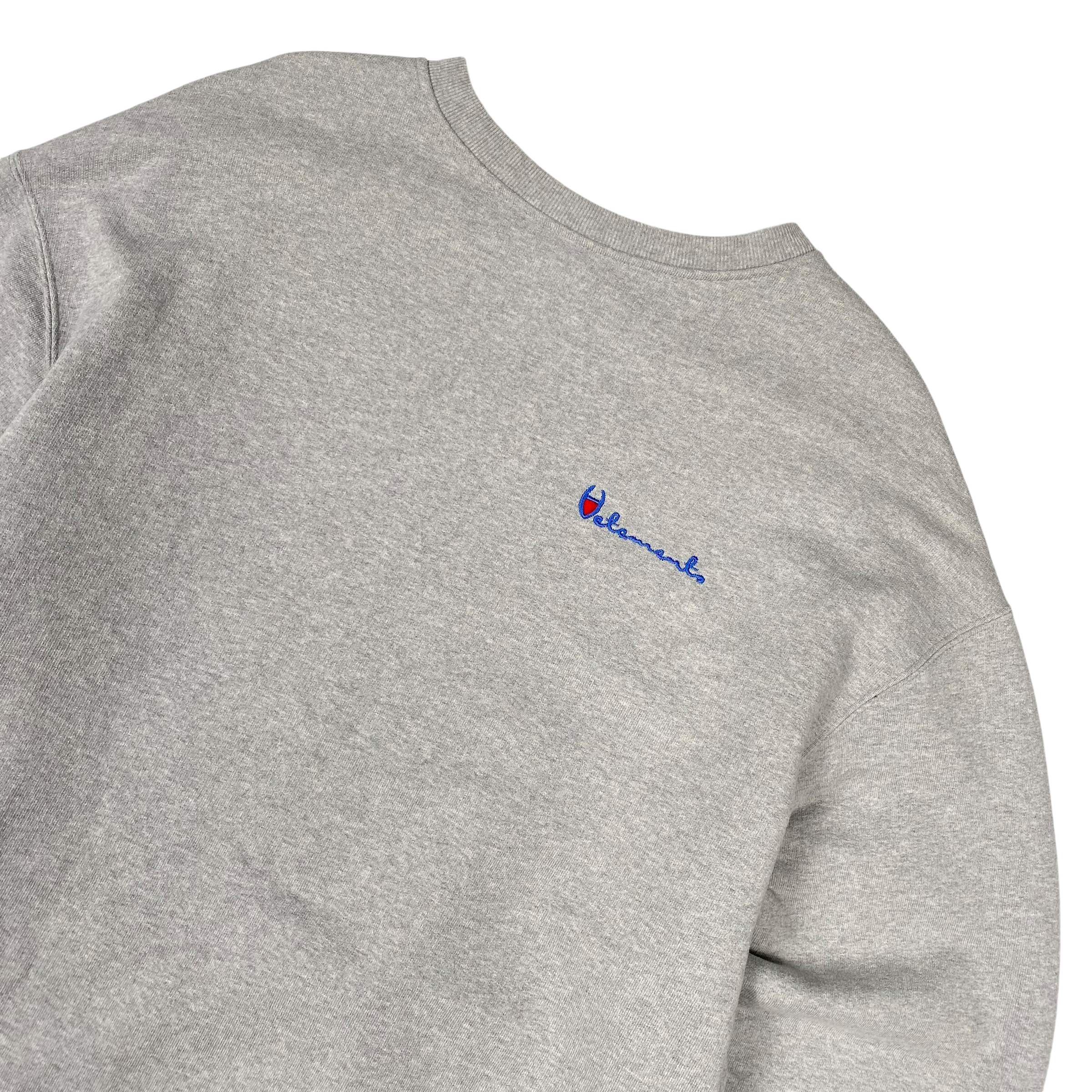 Vetements Grey Champion Crewneck