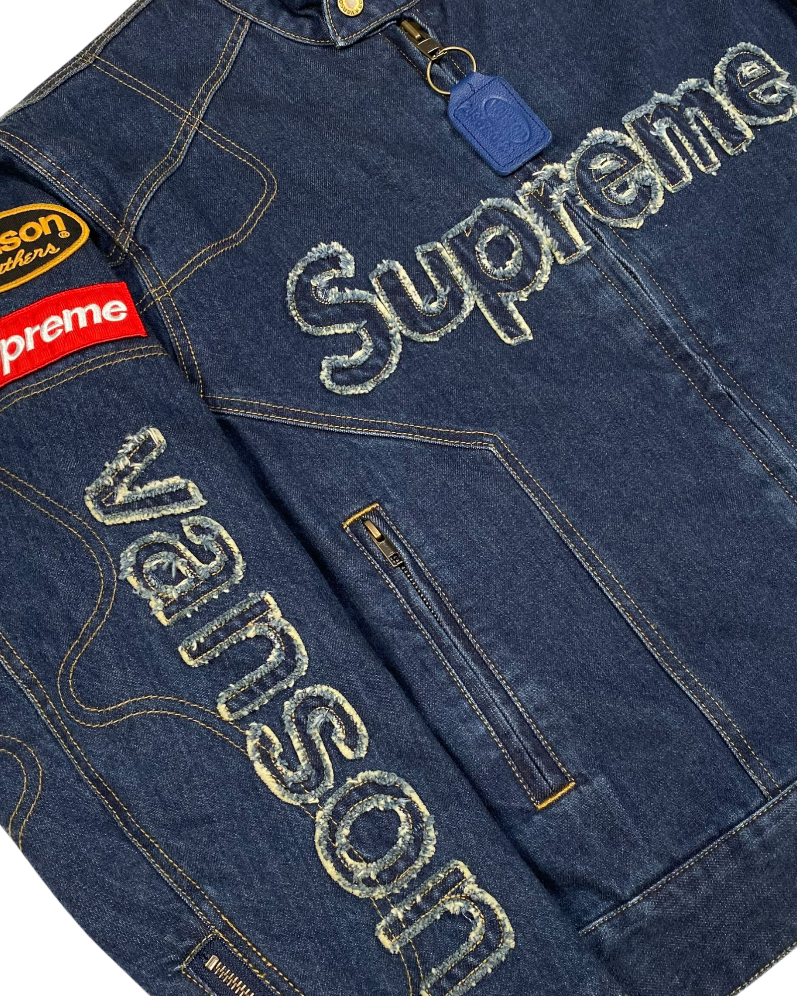 2022 Supreme x Vanson Cordura Denim Jacket