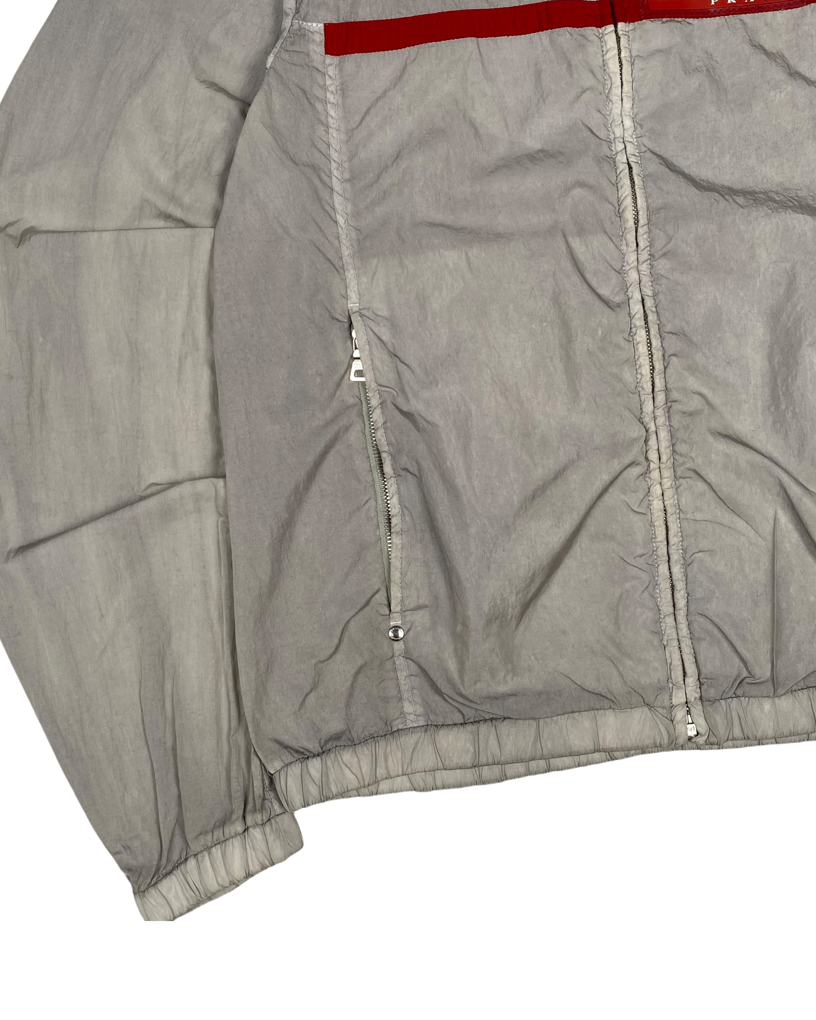 Prada Silver Linea Rossa Jacket