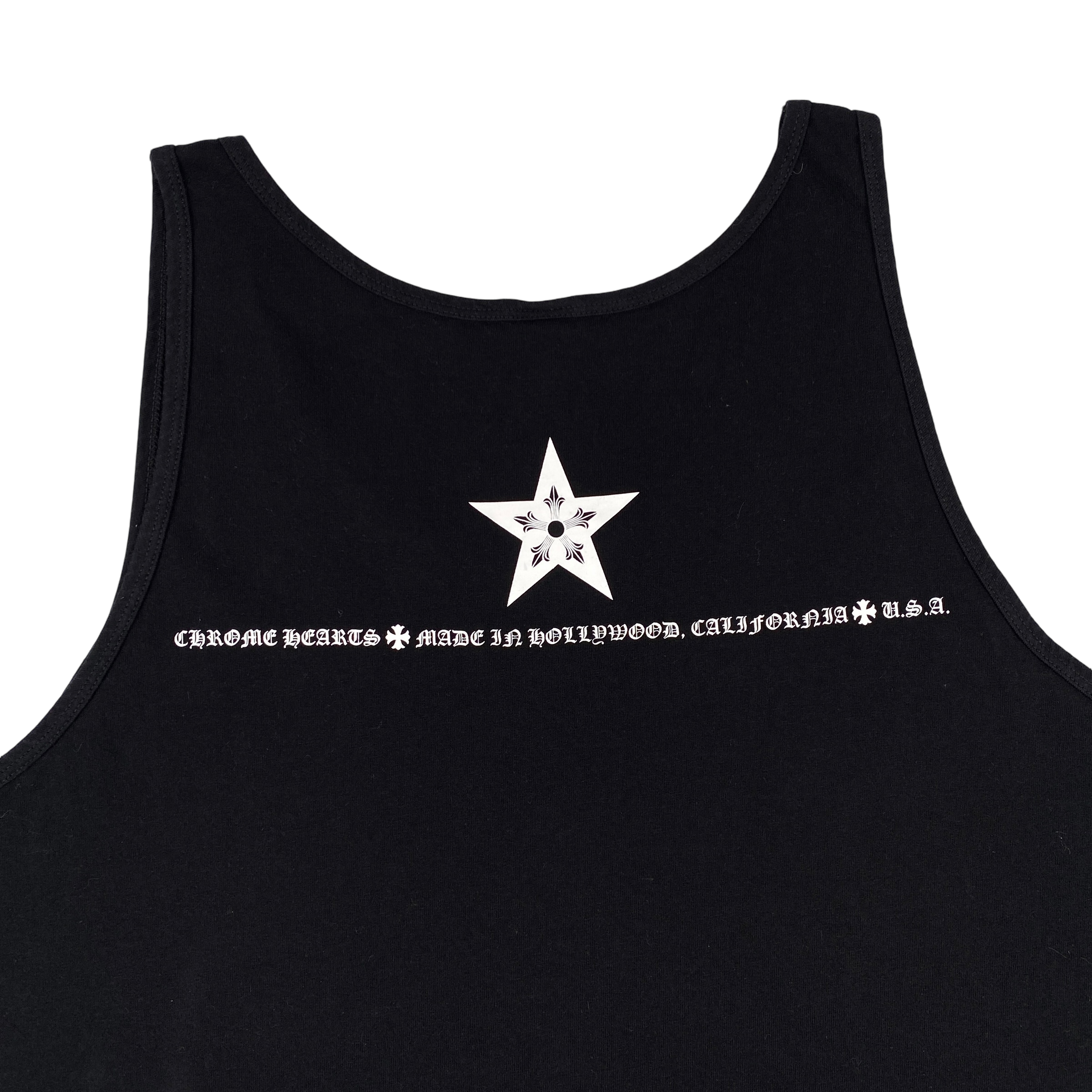 Chrome Hearts Black Stars Tank Top