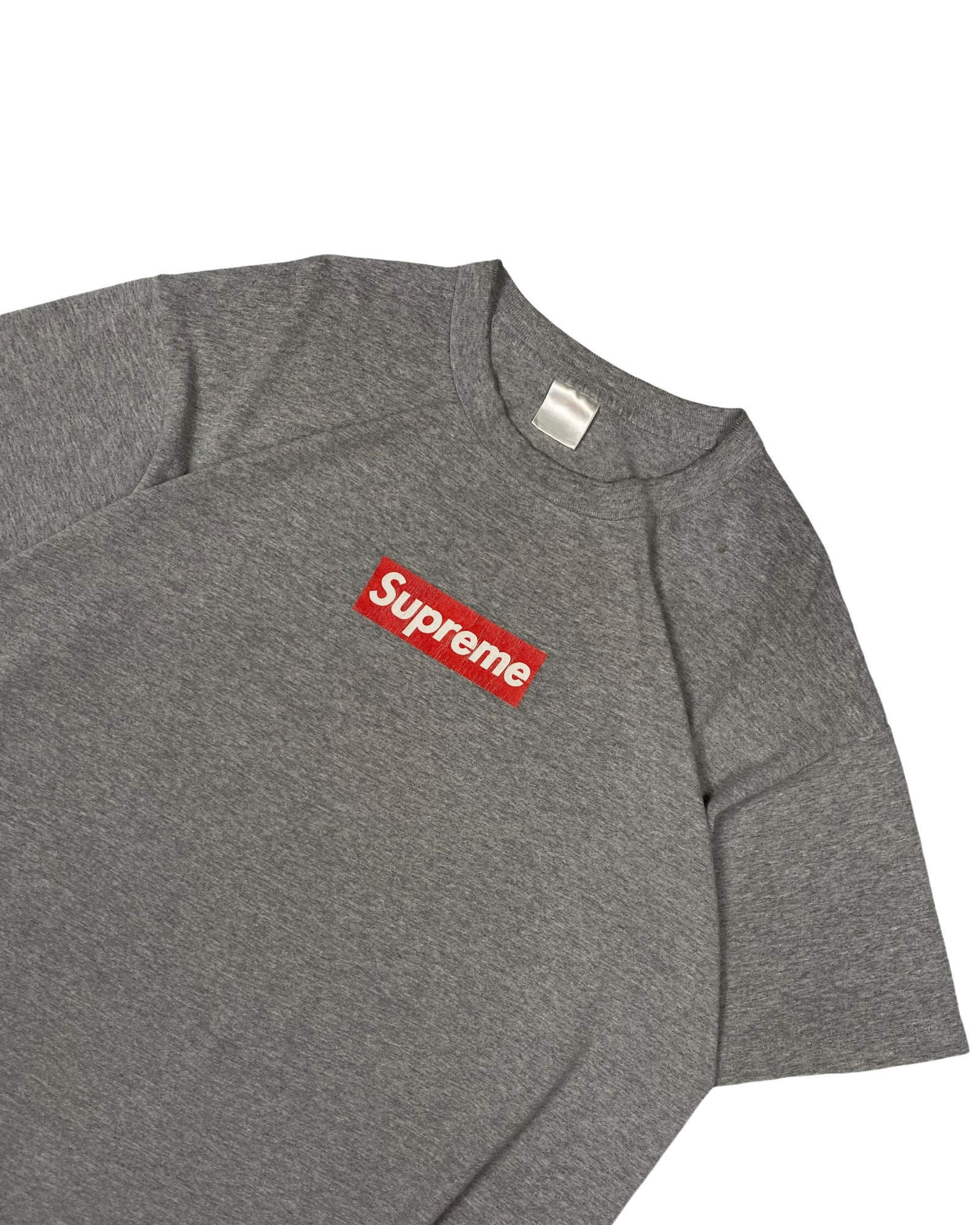 1999 Supreme Red Grey Box Logo Tee