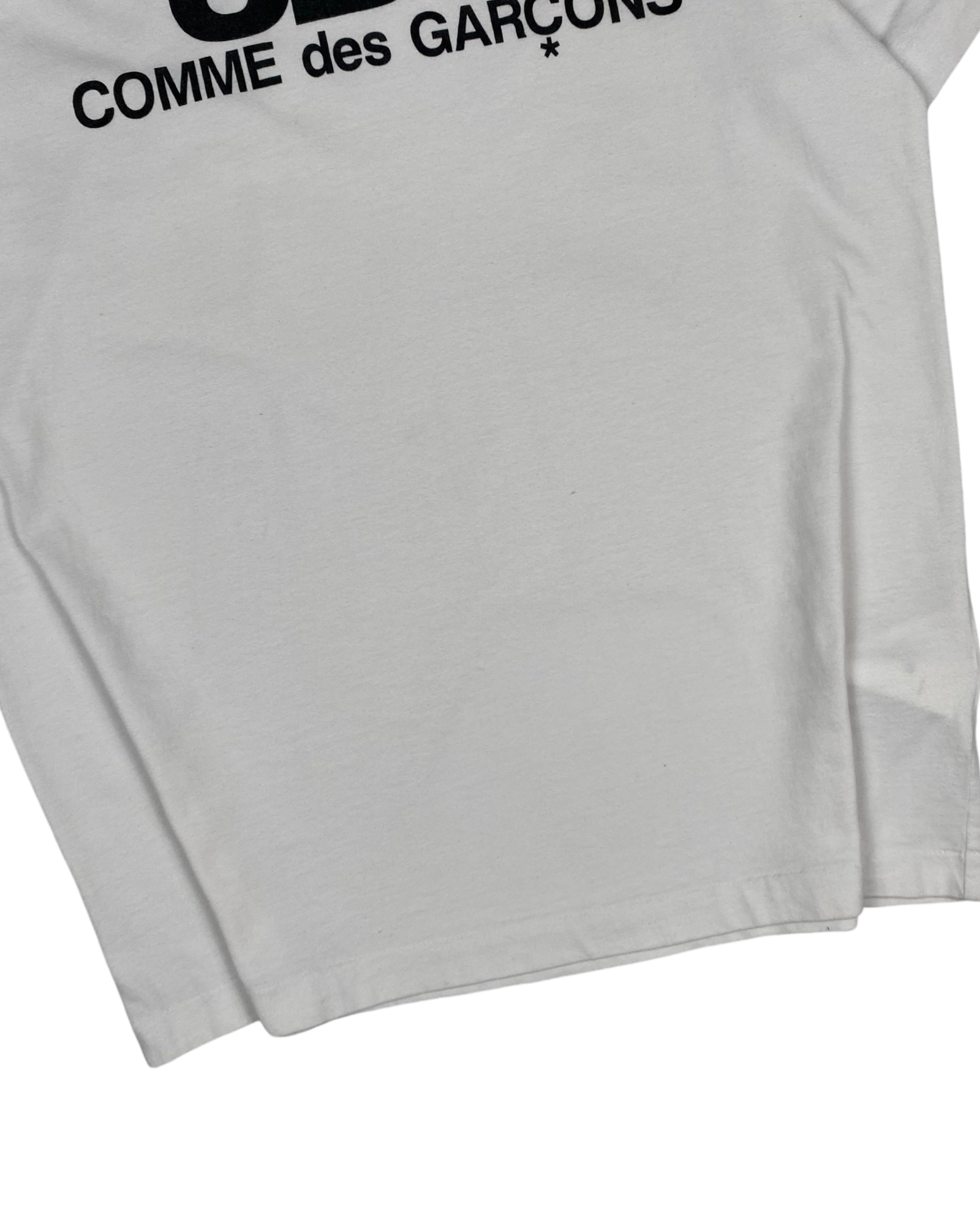 CDG White Logo Tee