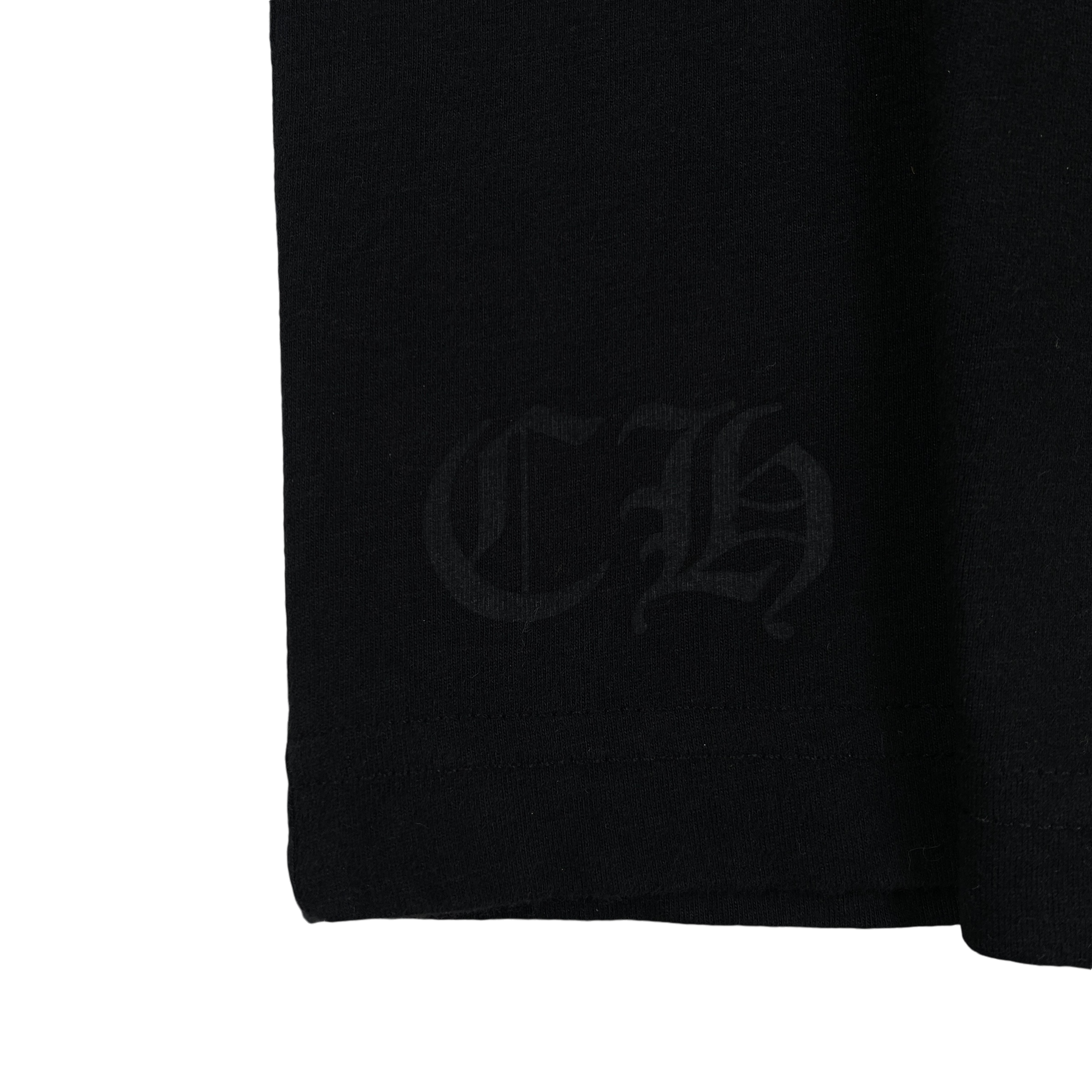 Chrome Hearts Black Cross Horseshoe Logo Tee