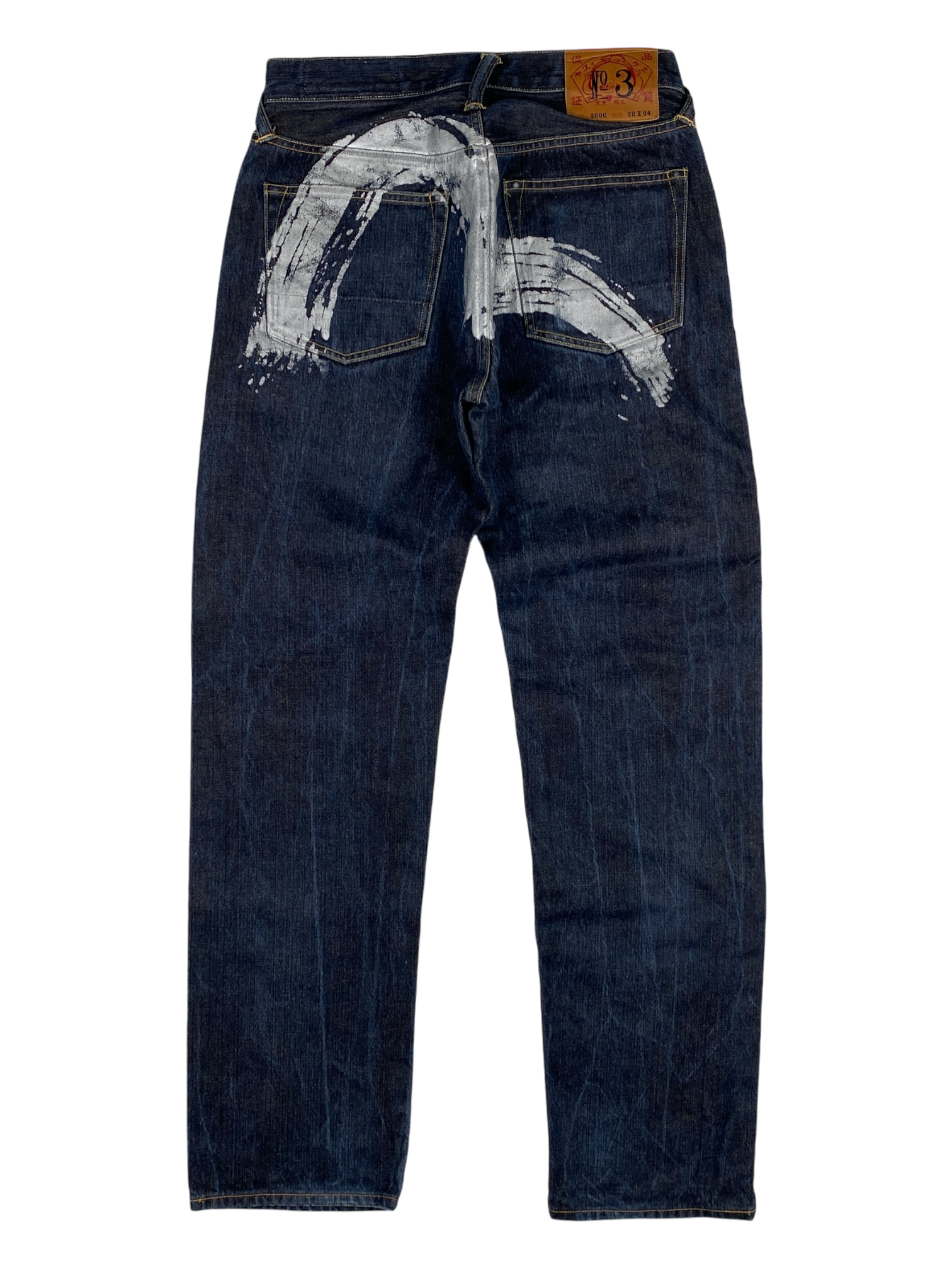 Evisu Big Seagull Logo Navy Jeans