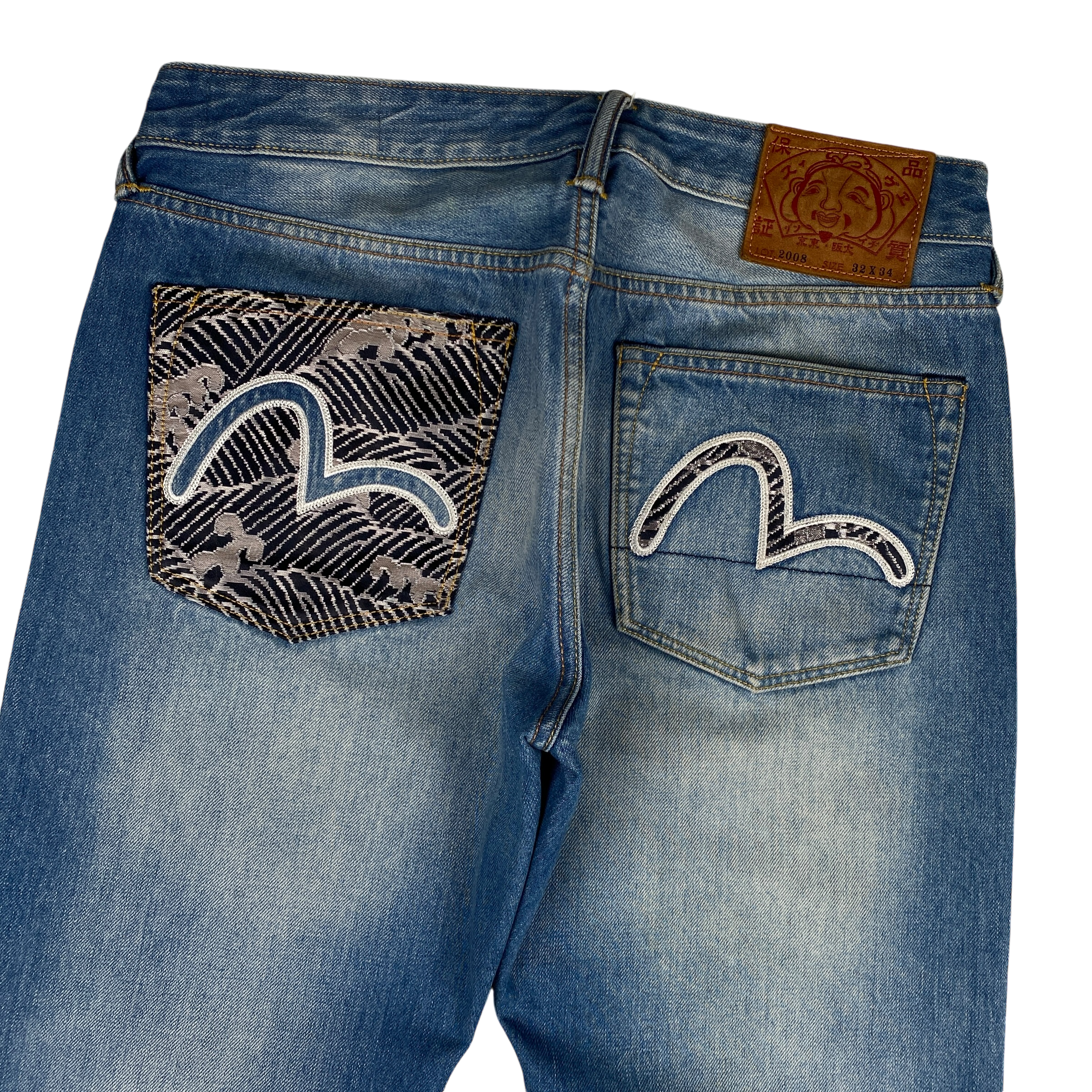 Evisu Seagull Blue Jeans