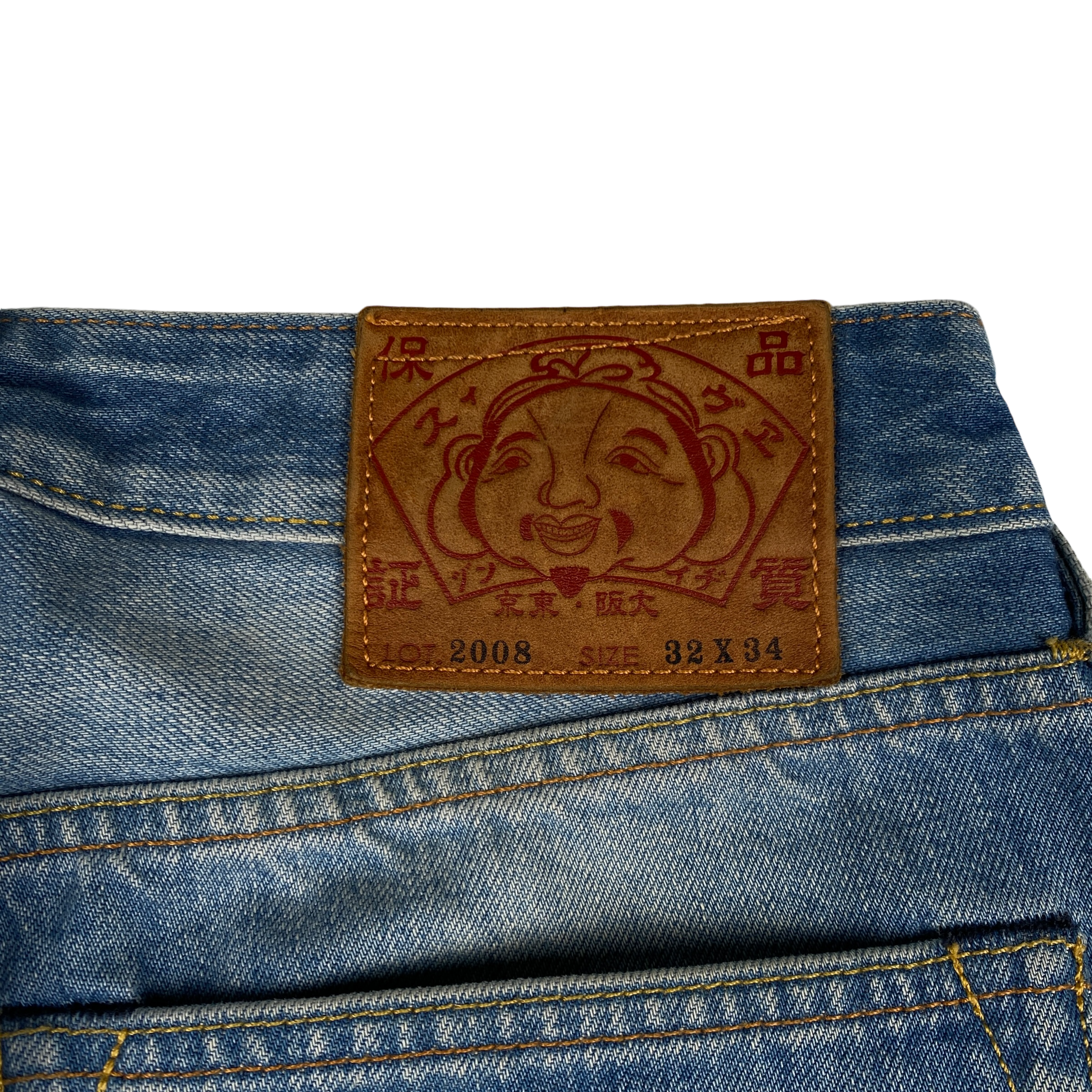 Evisu Seagull Blue Jeans