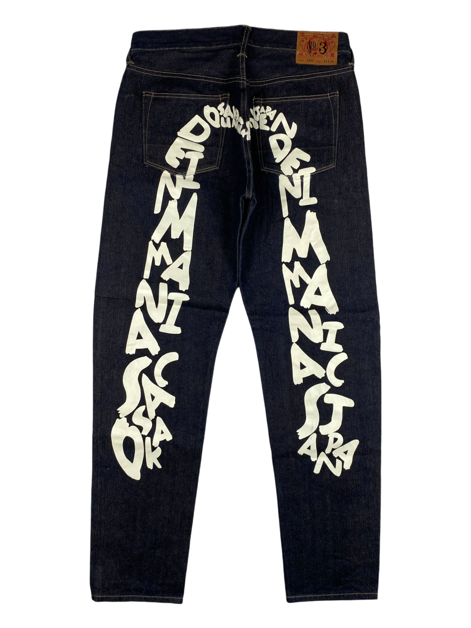 Evisu Spellout Diacock Navy Jeans