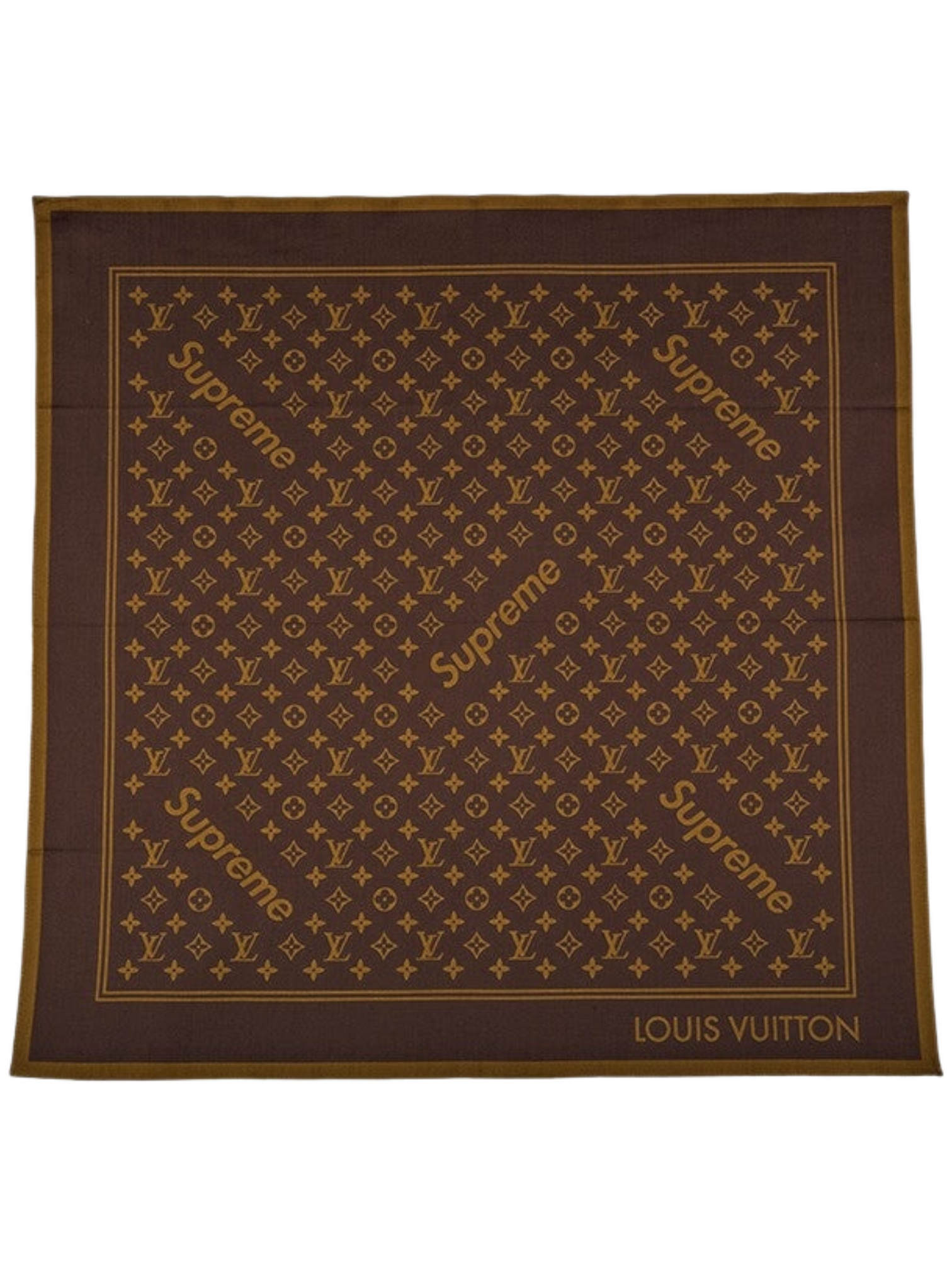 2017 Supreme x Louis Vuitton Monogram Bandana