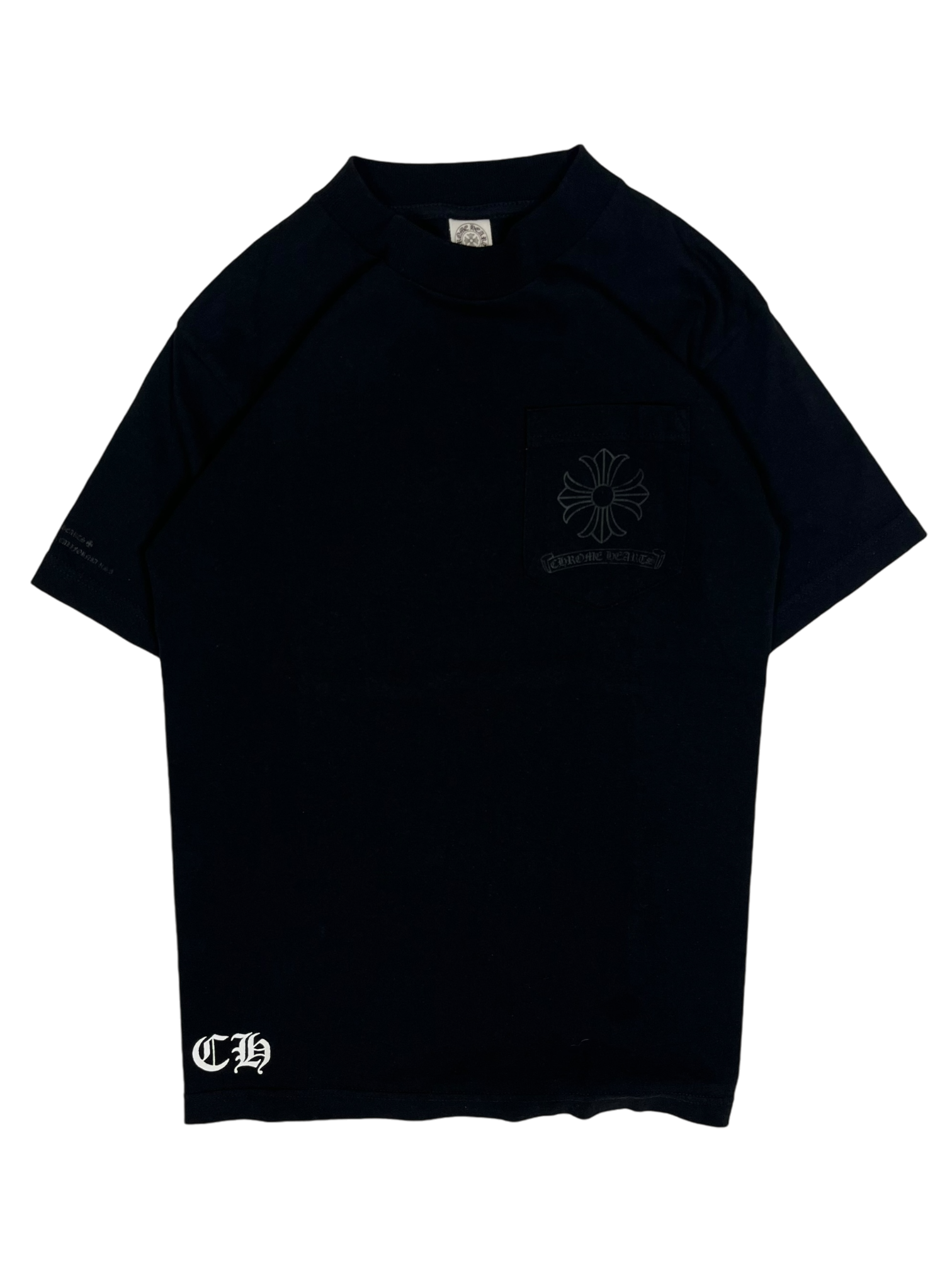 Chrome Hearts Black Cross Tonal Logo Tee