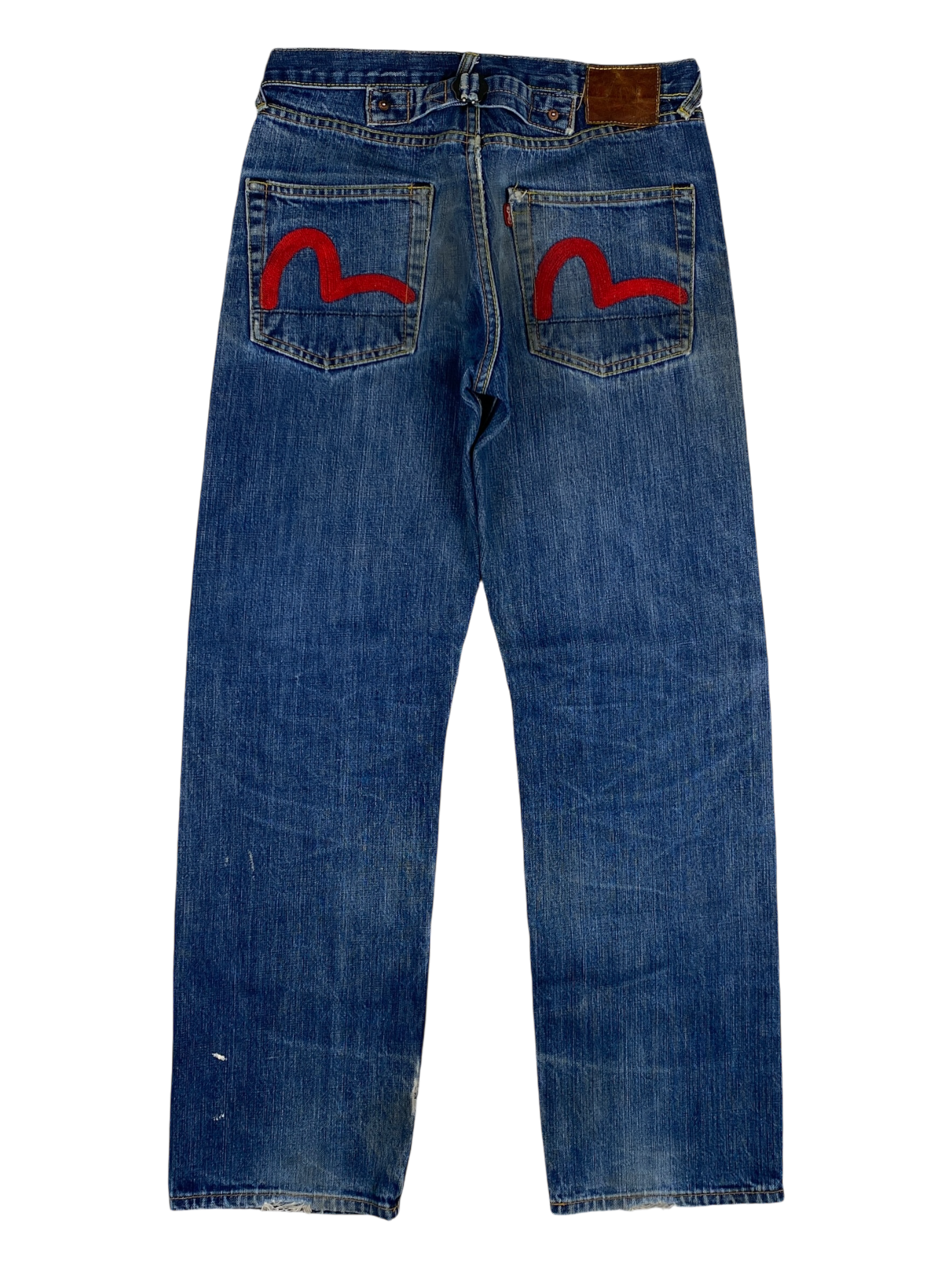 Evisu Red Seagull Blue Jeans