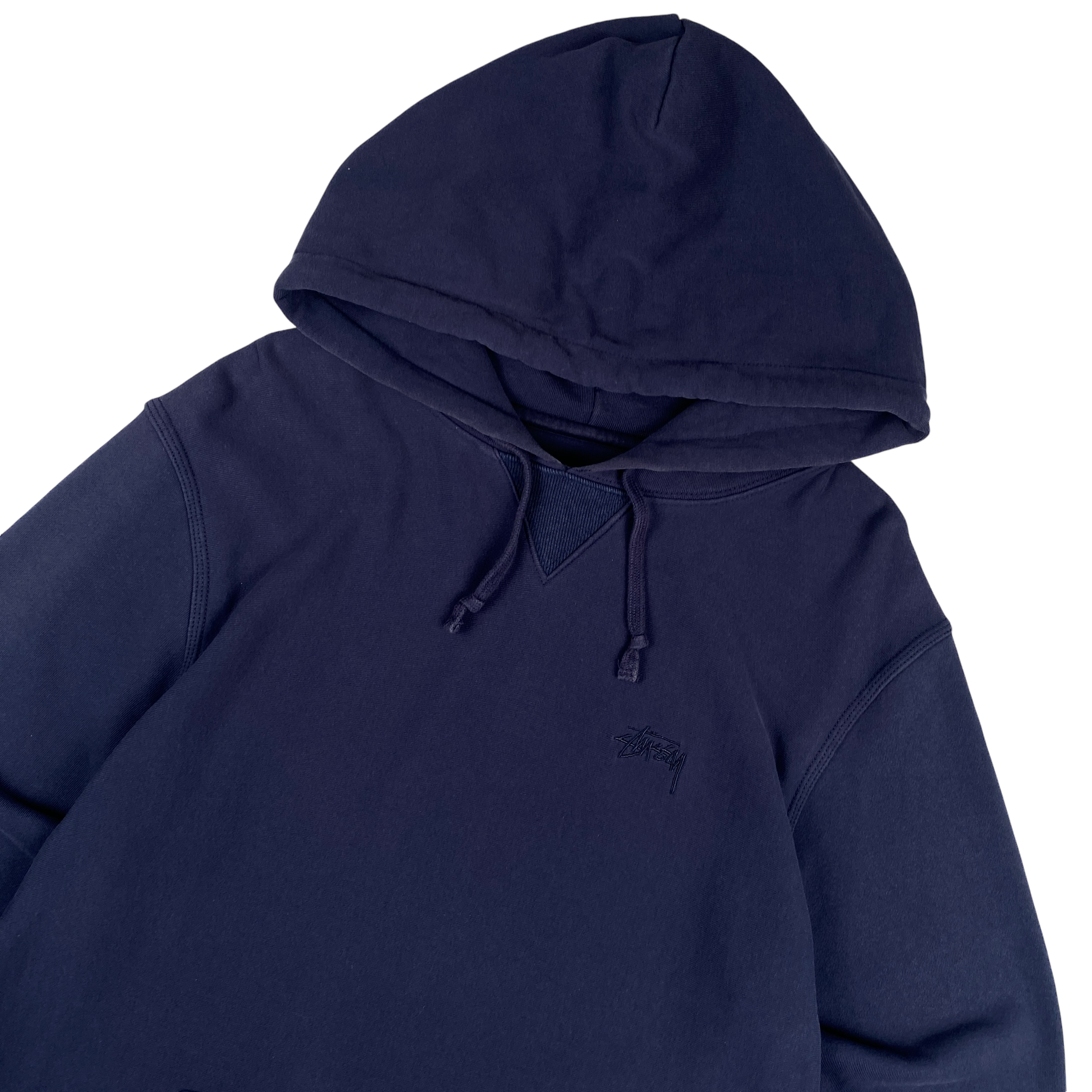 Stussy Navy Logo Hoodie