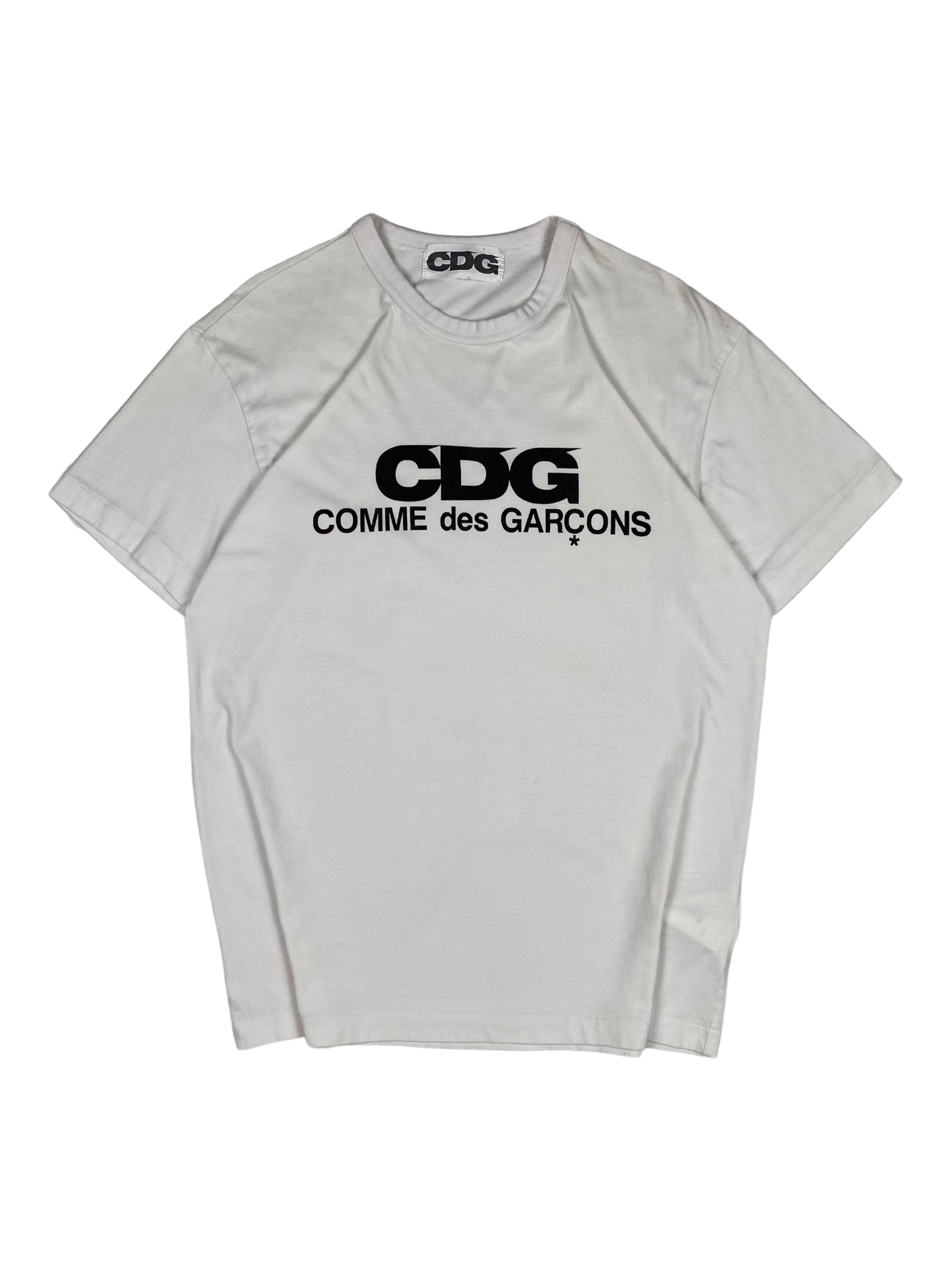 CDG White Logo Tee