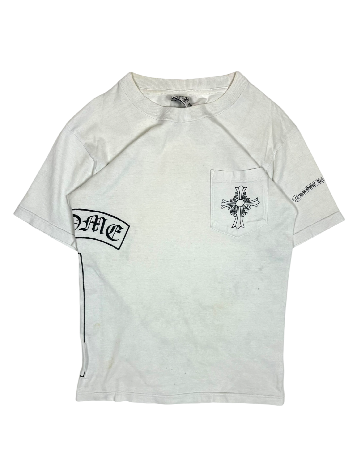 Chrome Hearts White Cross Logo Tee