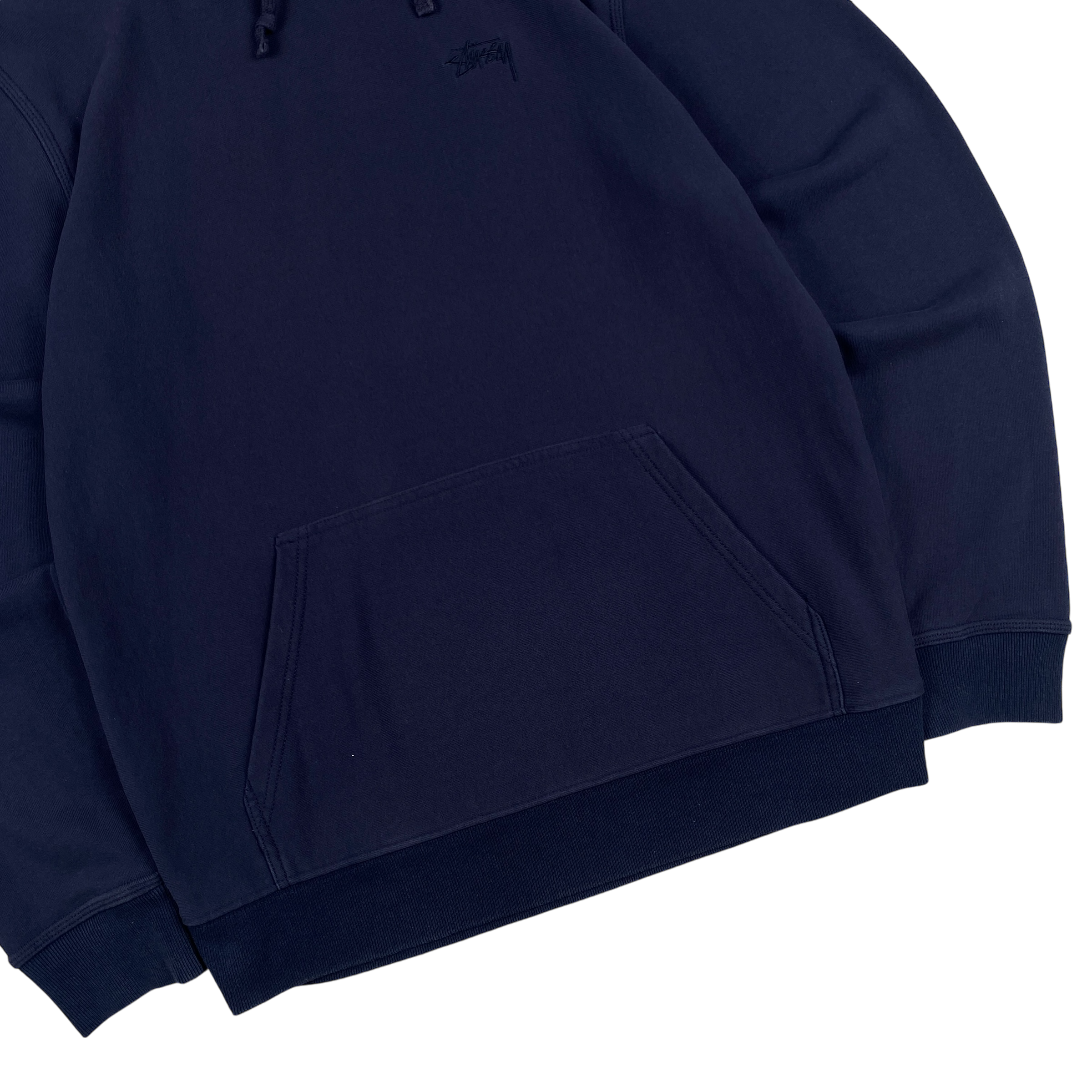 Stussy Navy Logo Hoodie