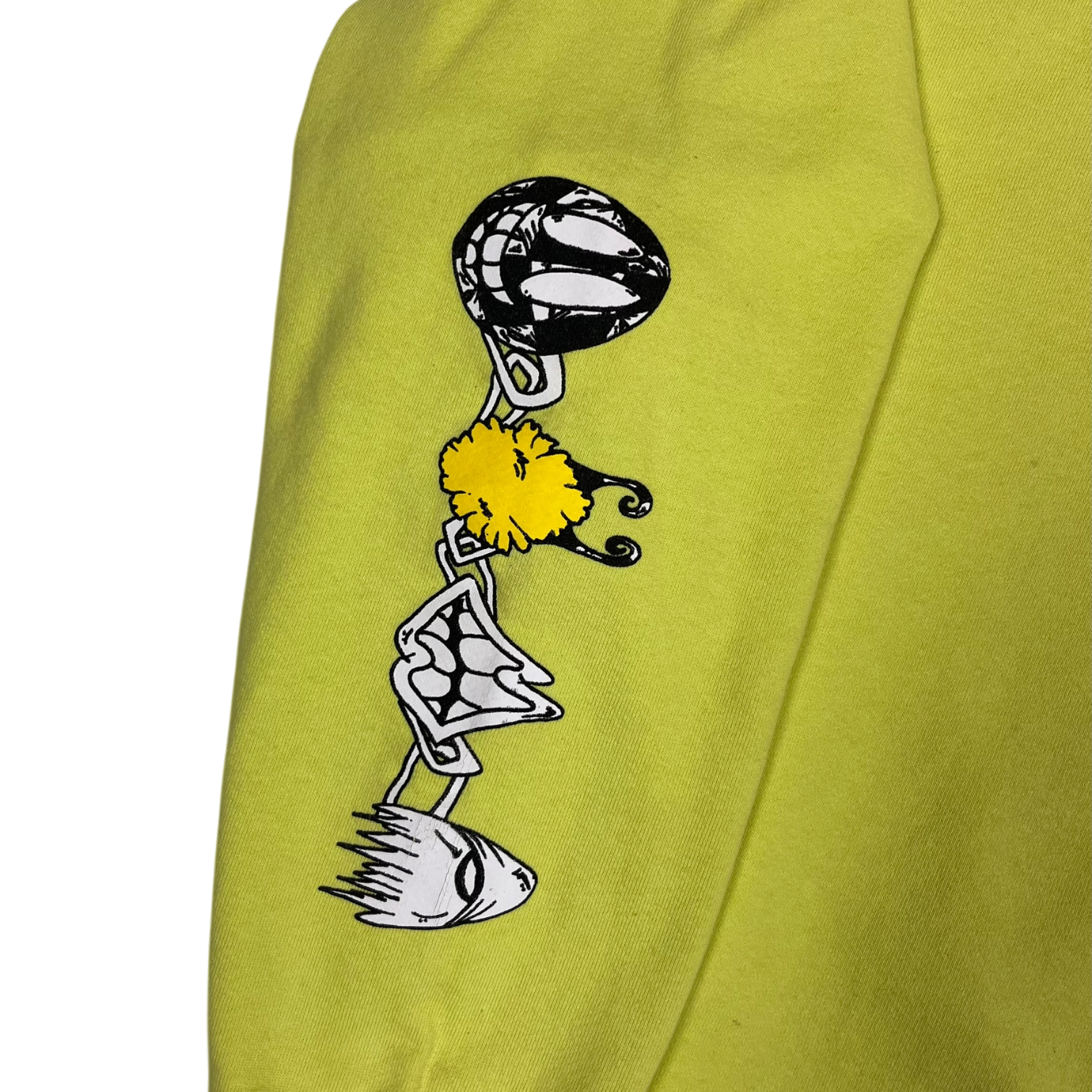 Chrome Hearts Matty Boy Lime Green Link Crewneck