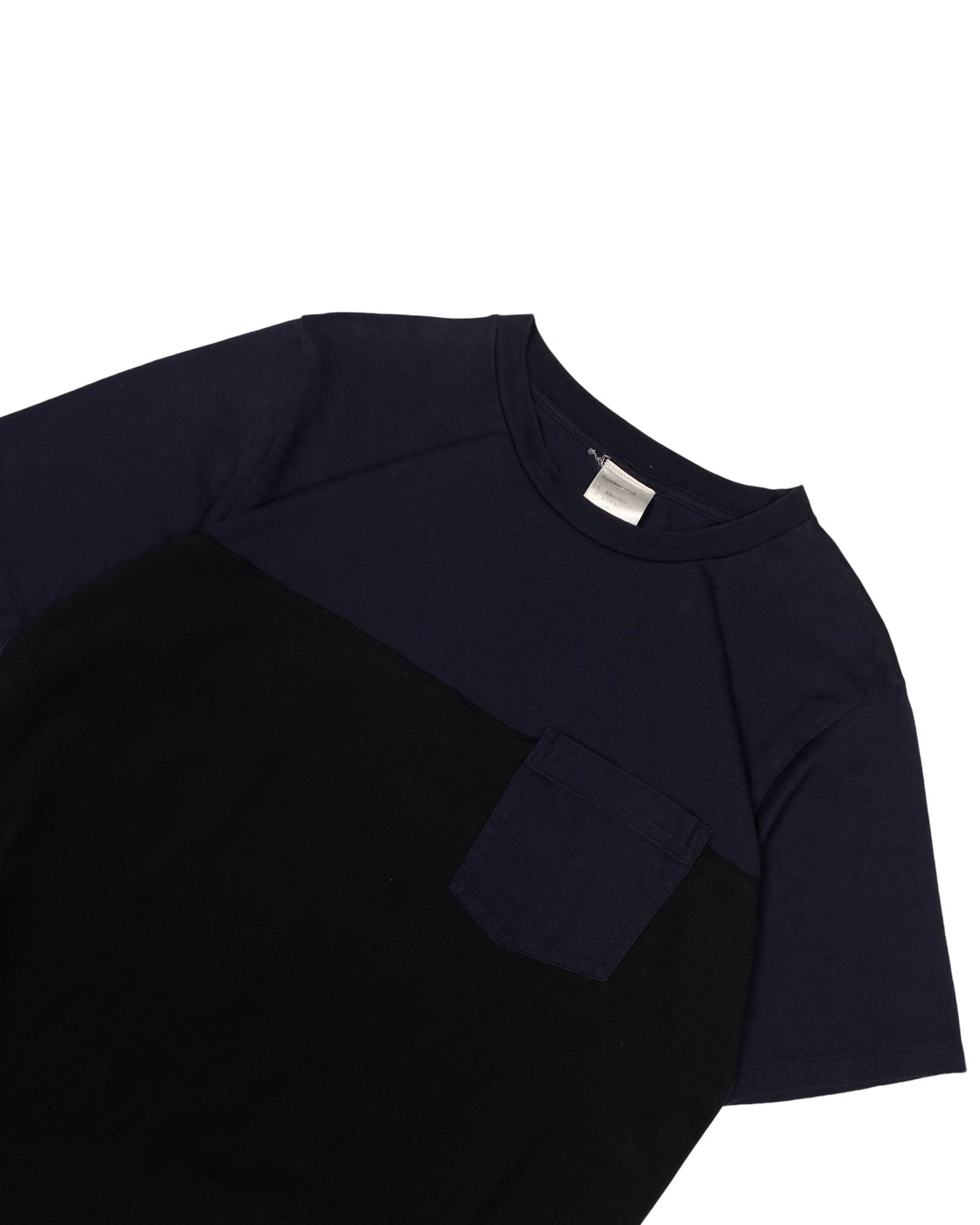 Number (N)ine Navy Pocket Tee