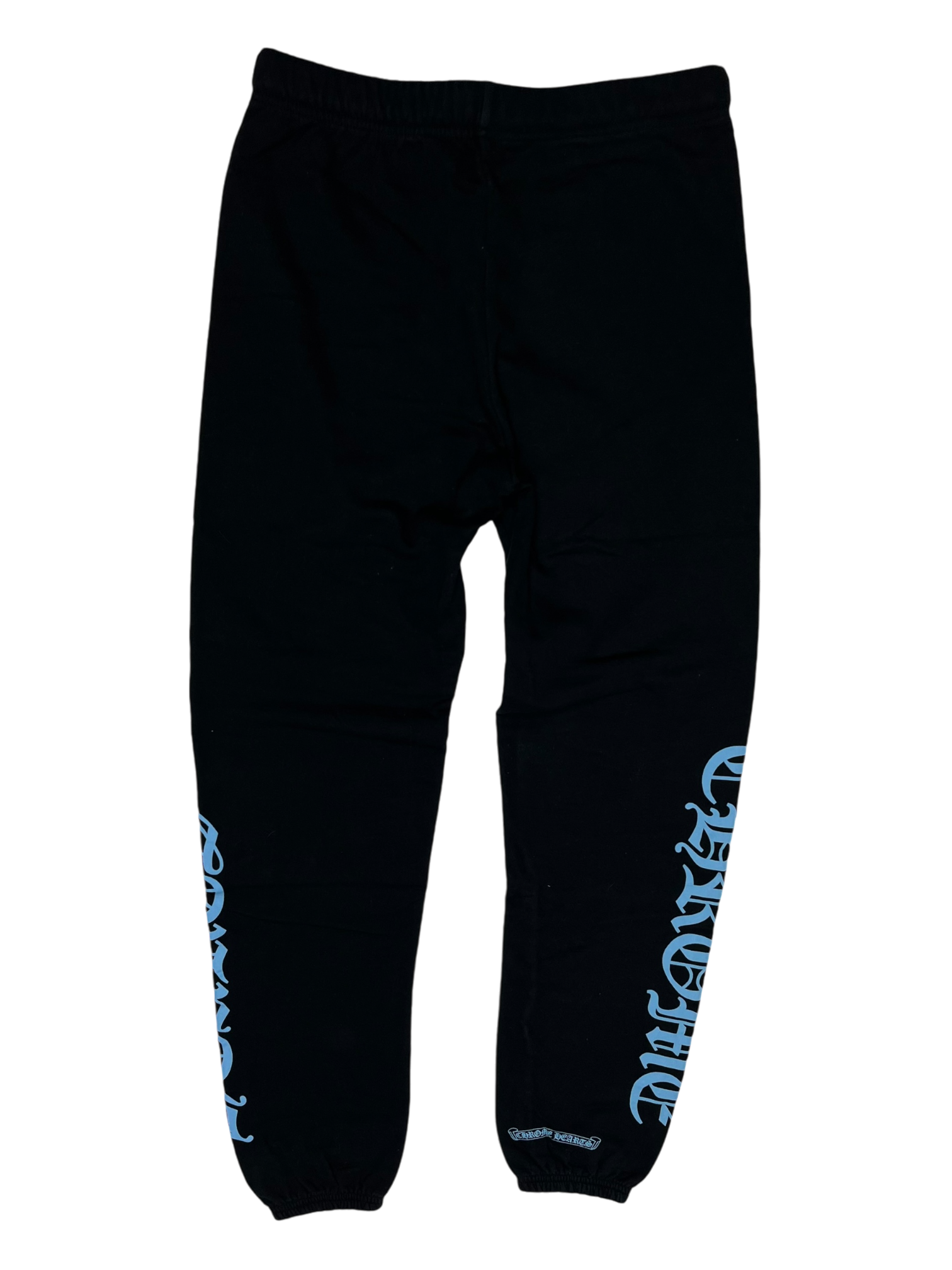 Chrome Hearts Black Blue Old English Sweatpants