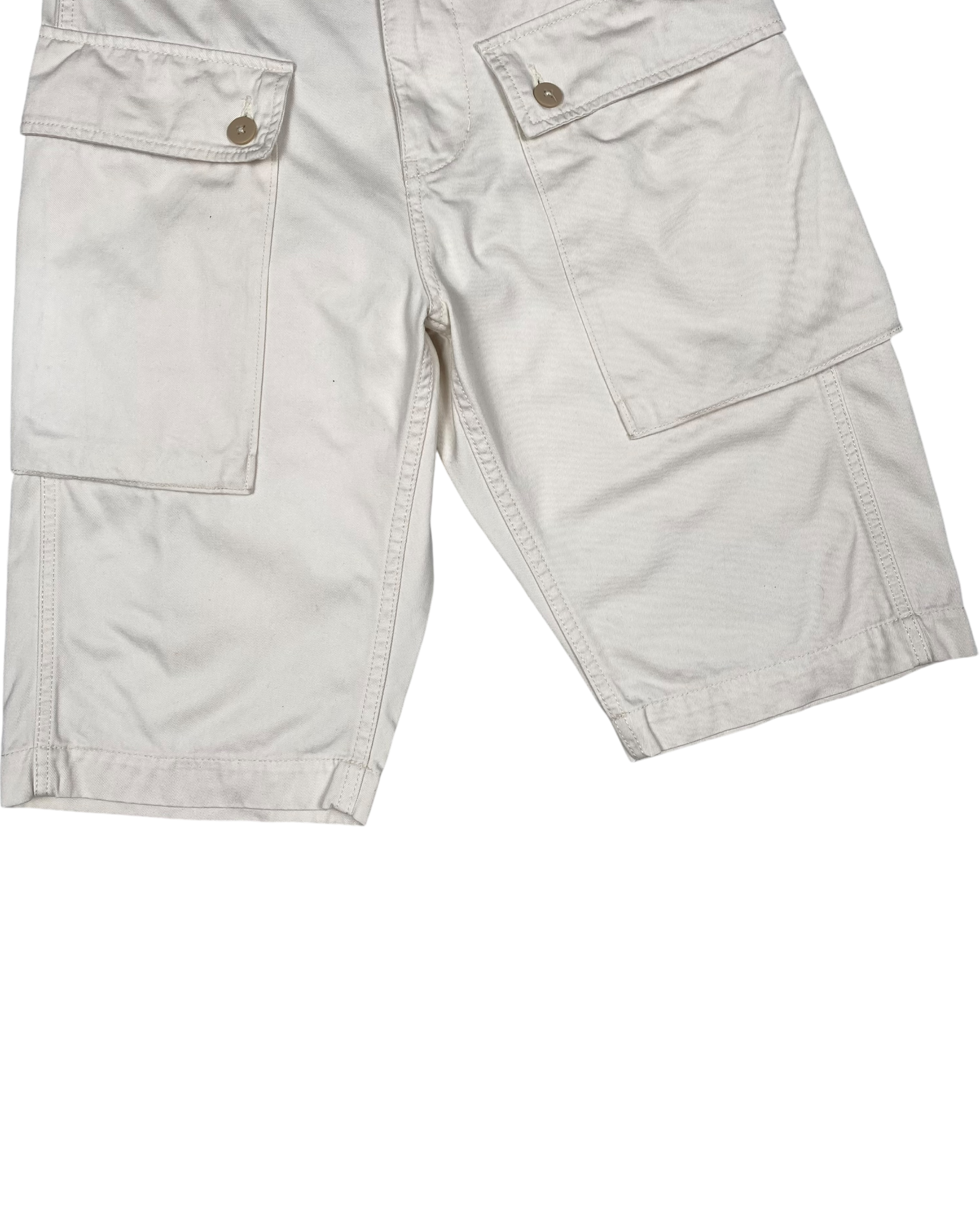 Avirex White Cargo Jorts