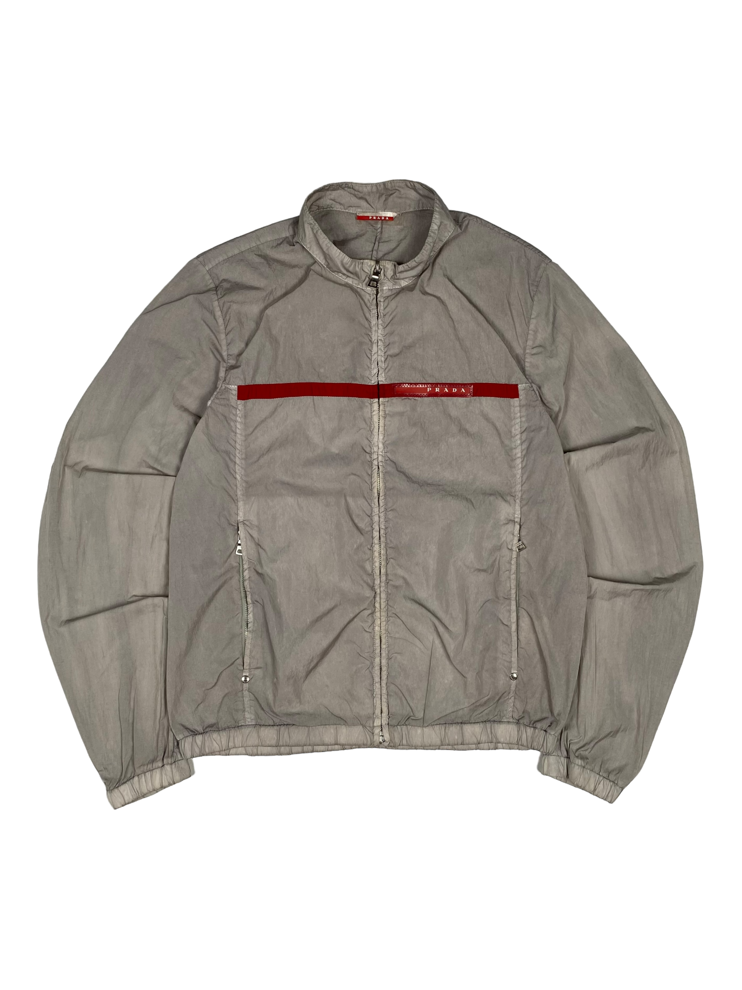 Prada Silver Linea Rossa Jacket