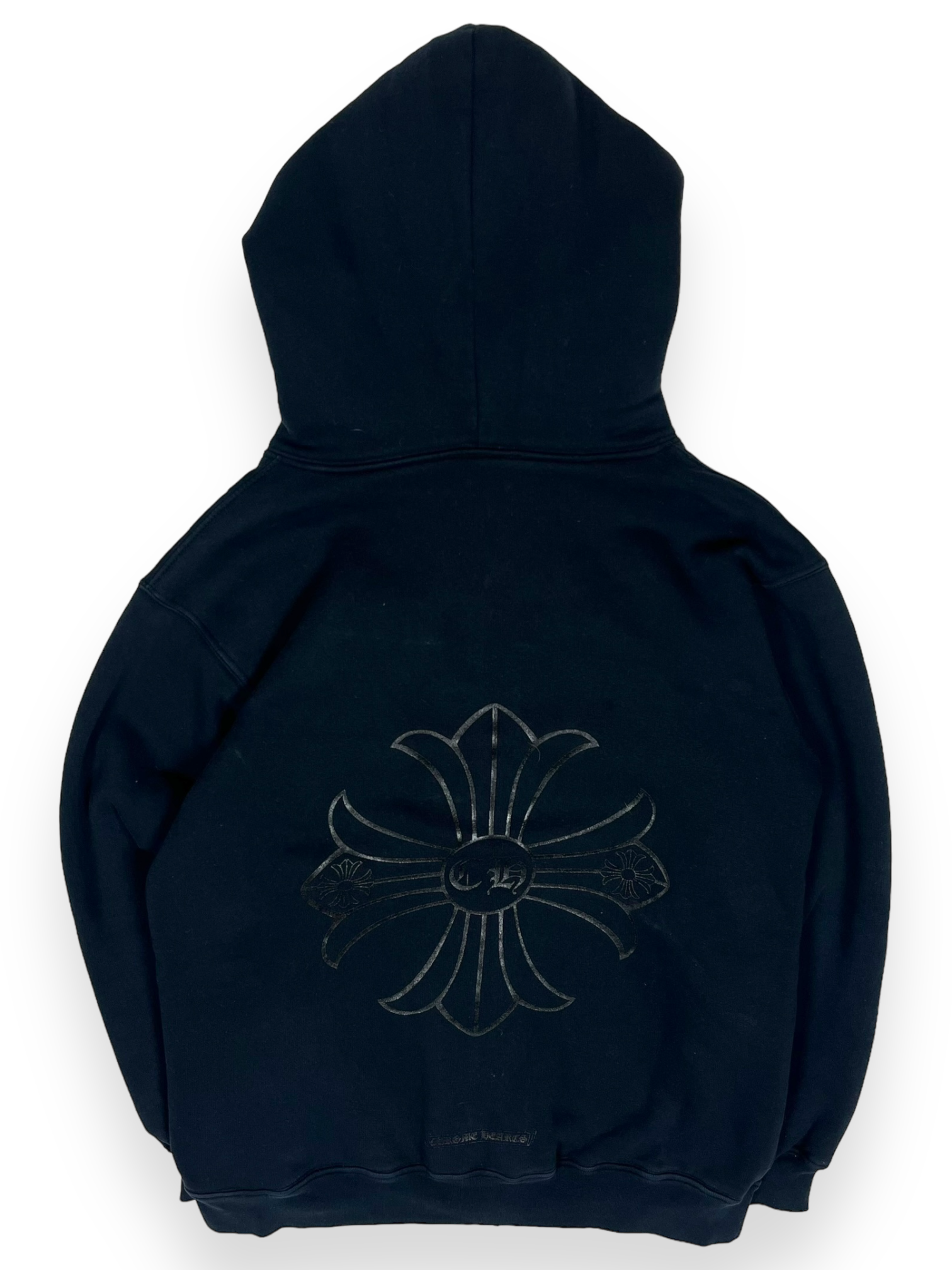 Chrome Hearts Navy Cross Logo Thermal Hoodie