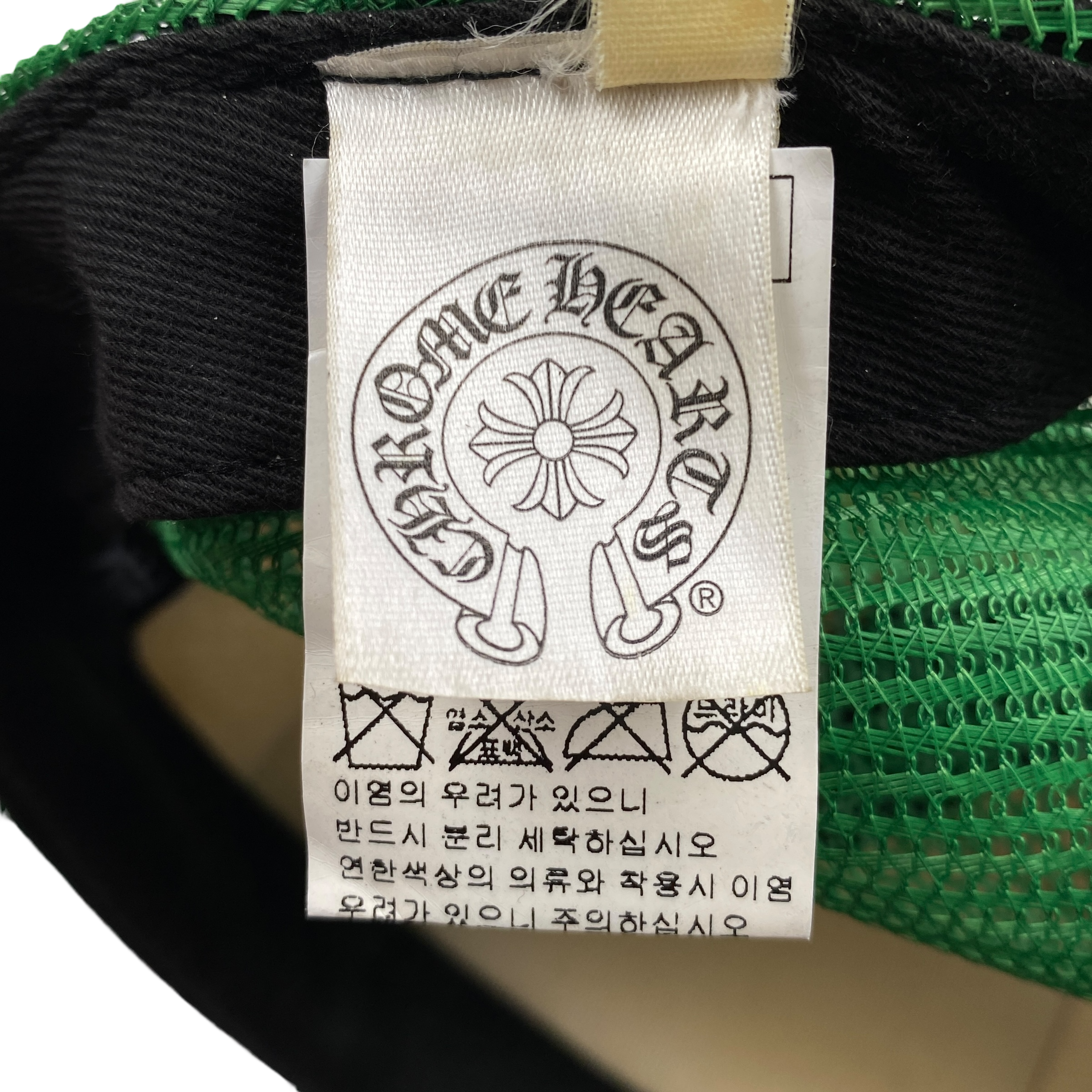 Chrome Hearts Green Fuck Trucker Cap