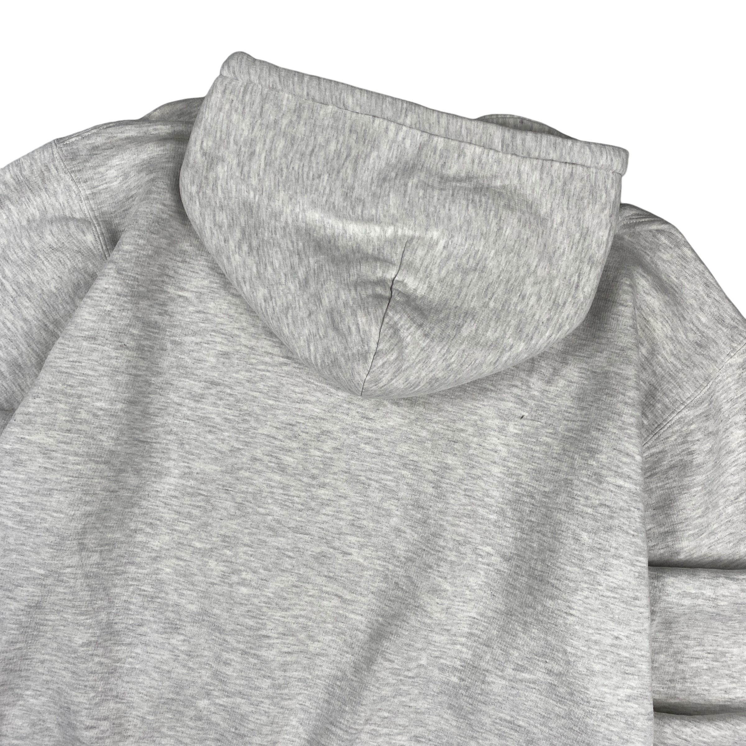 Stussy Grey Worldwide Logo Hoodie