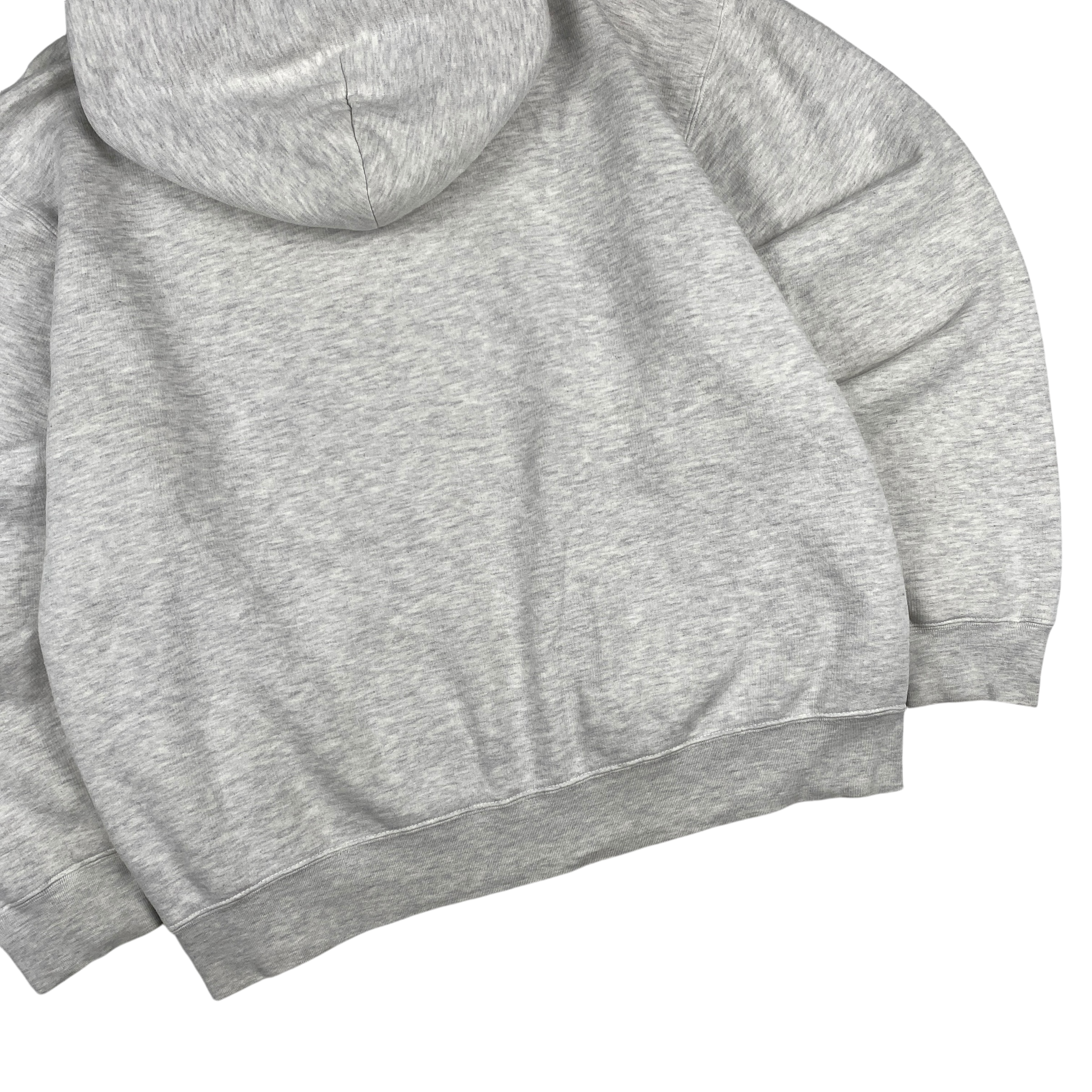 Stussy Grey Worldwide Logo Hoodie