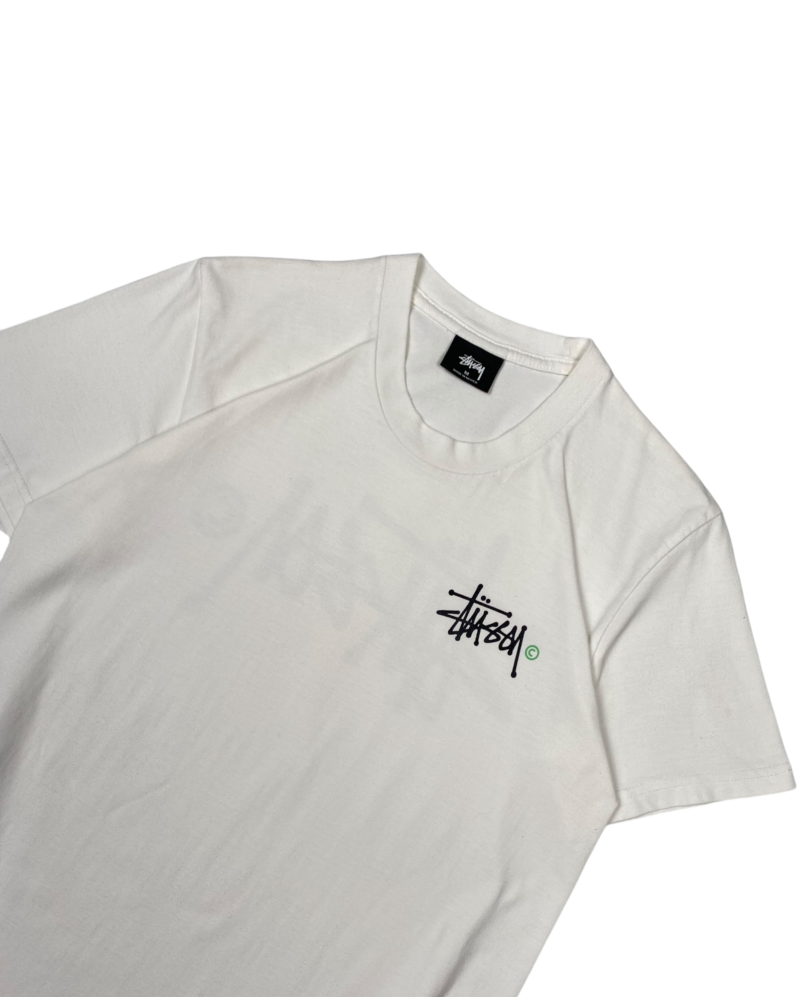 Stussy White Logo Tee