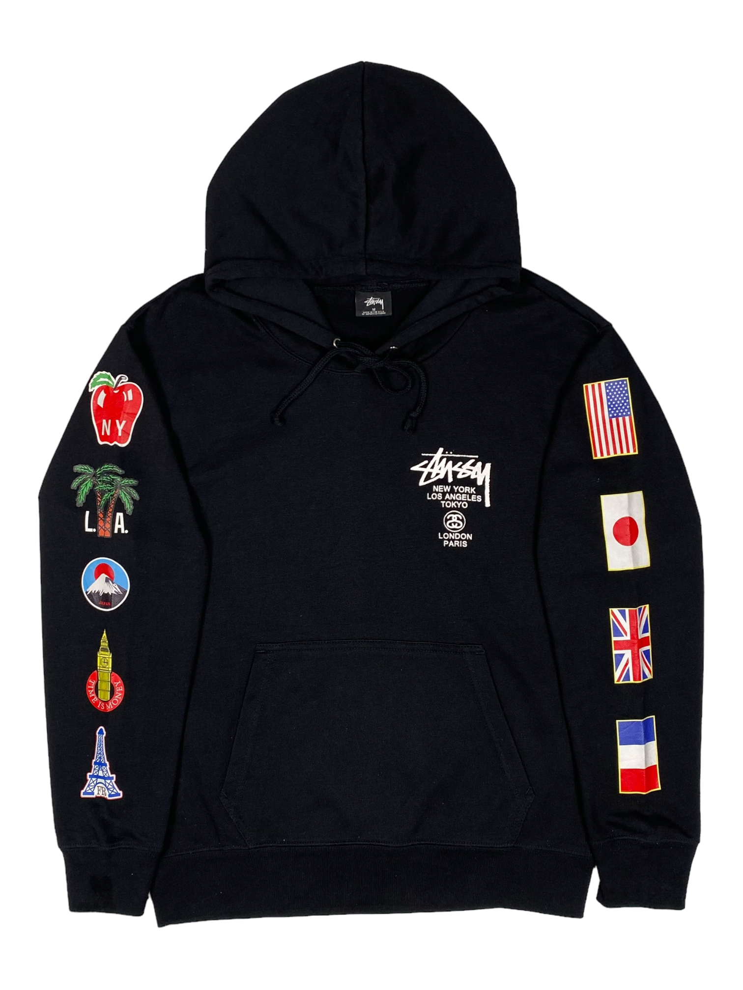 Stussy Black International Hoodie